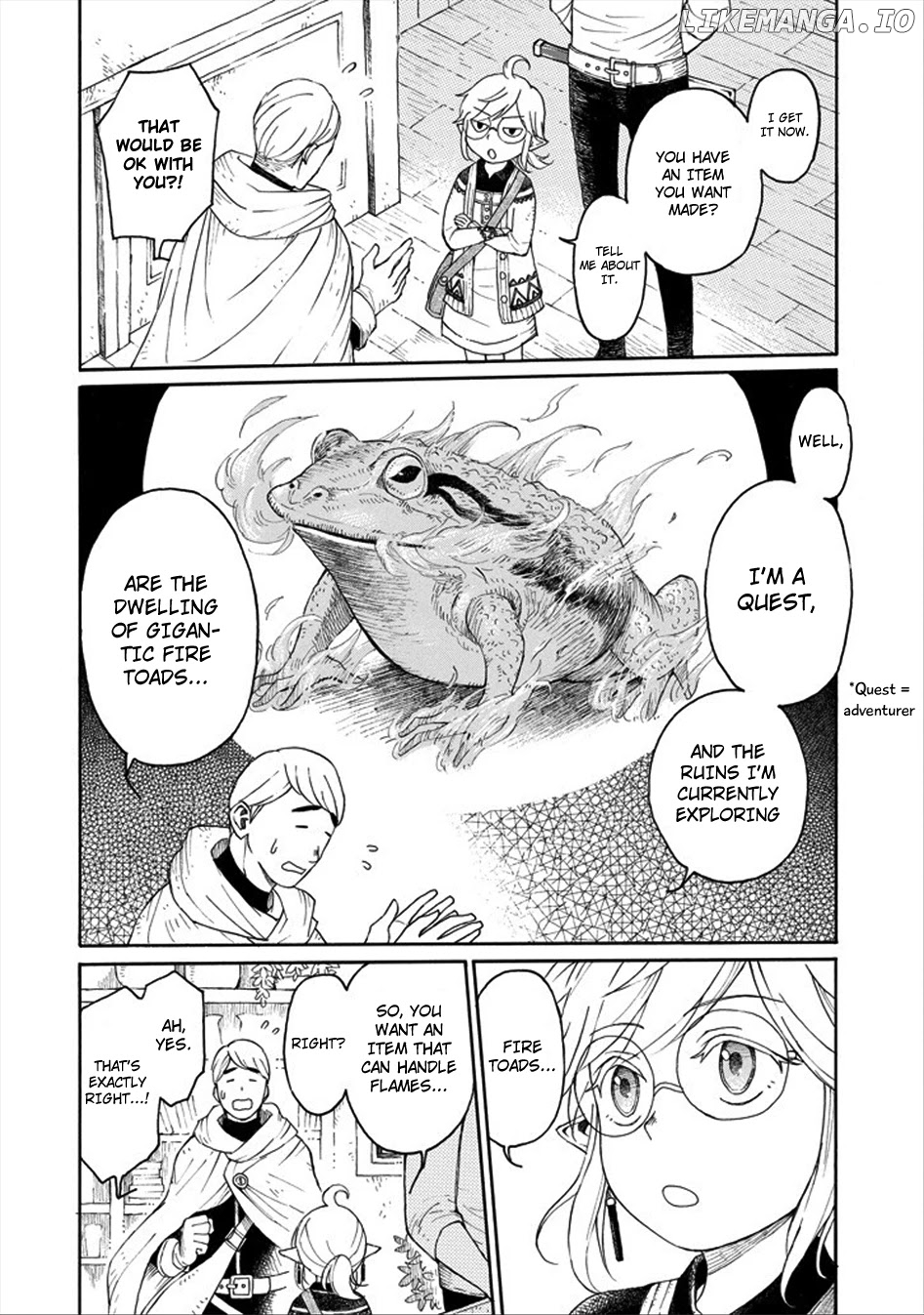 The Elf And The Hunter's Item Atelier chapter 0.1 - page 12