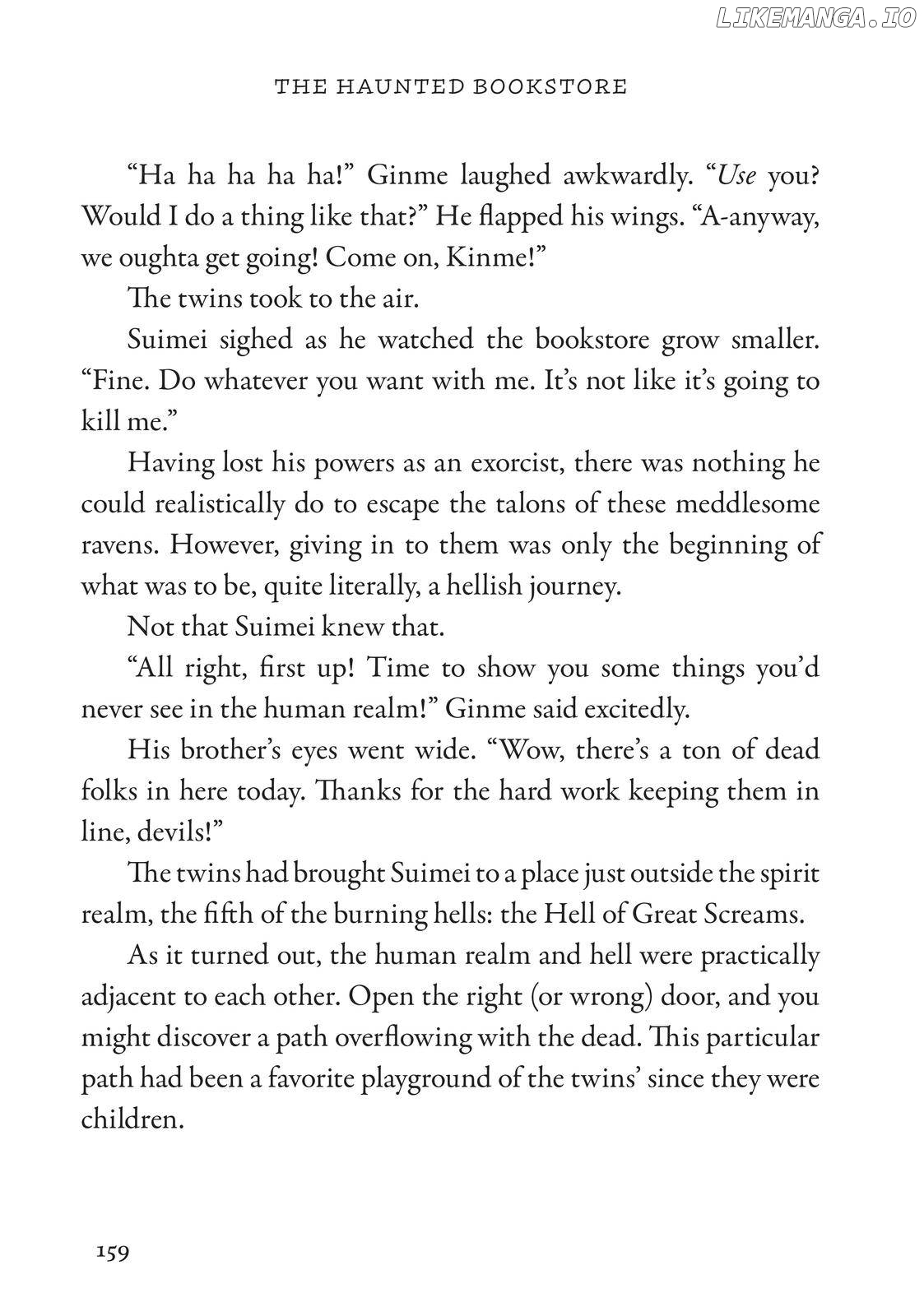 Our House Is A Haunted Rental Bookstorethe Spirit Realm Is The World Where Spirits Reside. In This World Filled With Man-Eating Spirits And Where The Sun Doesn’T Shine, There Lives A Single Human. S chapter 6 - page 35