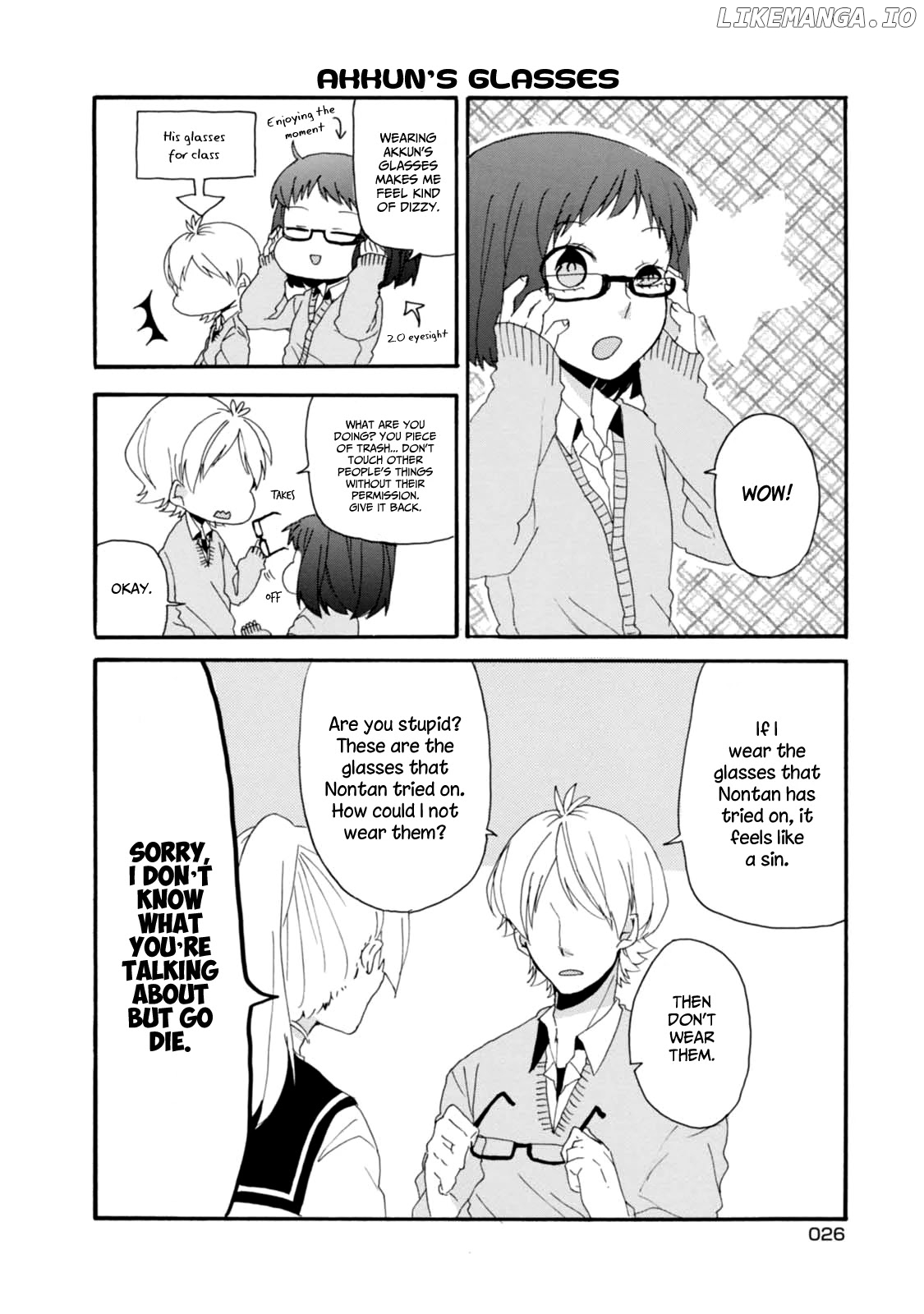 Akkun To Kanojo chapter 2 - page 12