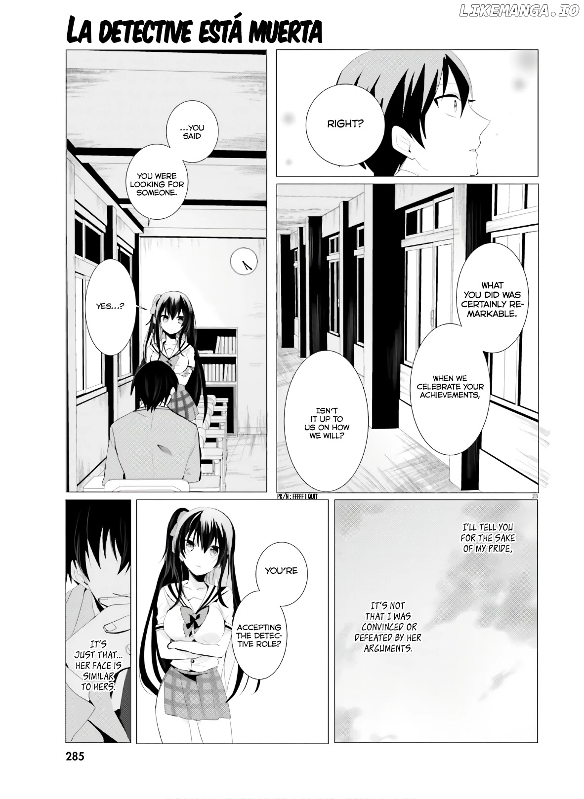 Tantei wa Mou, Shindeiru chapter 1 - page 23