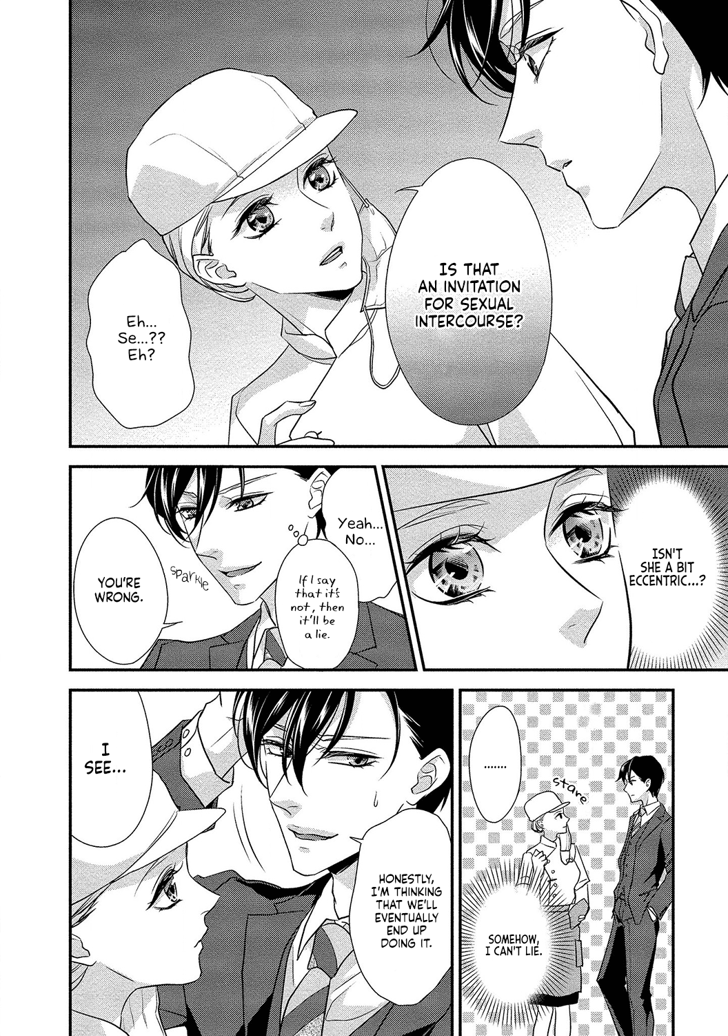 Seikoui wo Zentei to Shitaosasoidesu ka? ~Nikushoku Narcissist to Zettai Renai shinai Joshi~ chapter 1 - page 19