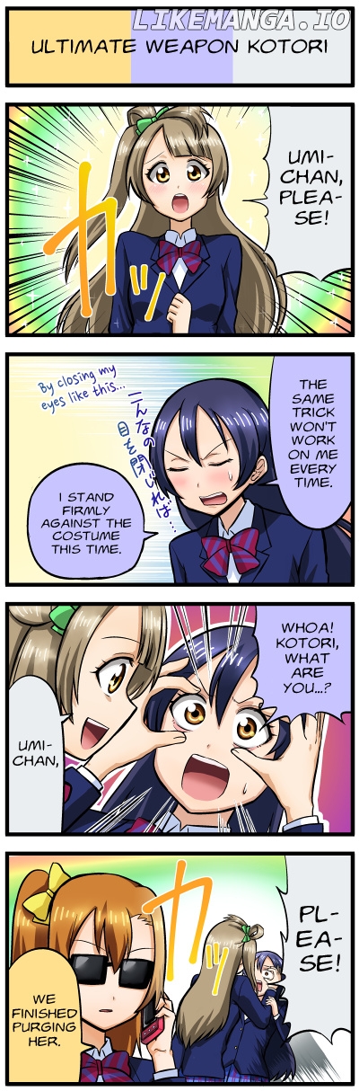 Love Live 4-koma chapter 24 - page 1