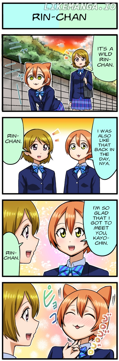 Love Live 4-koma chapter 23 - page 1