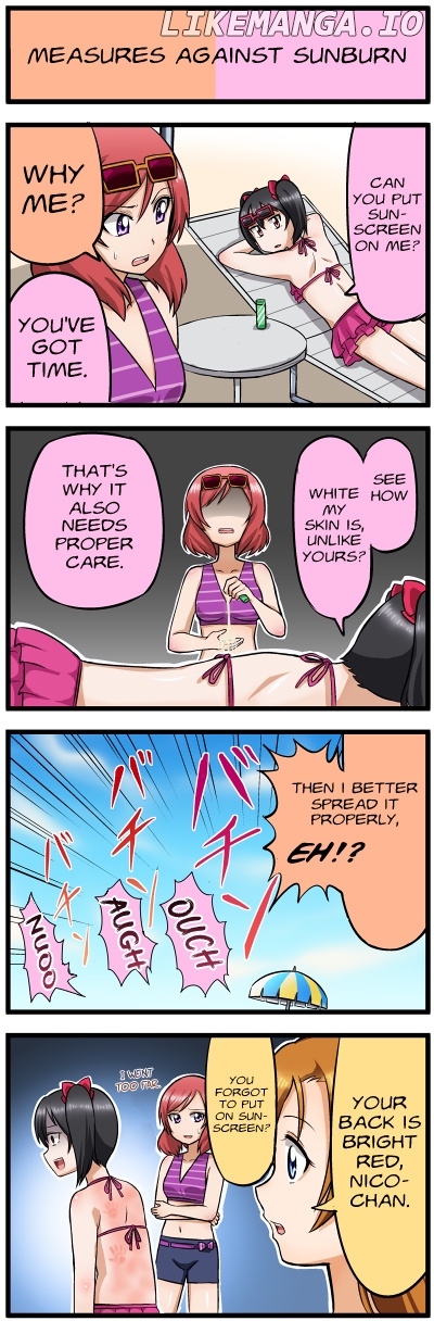 Love Live 4-koma chapter 16 - page 1