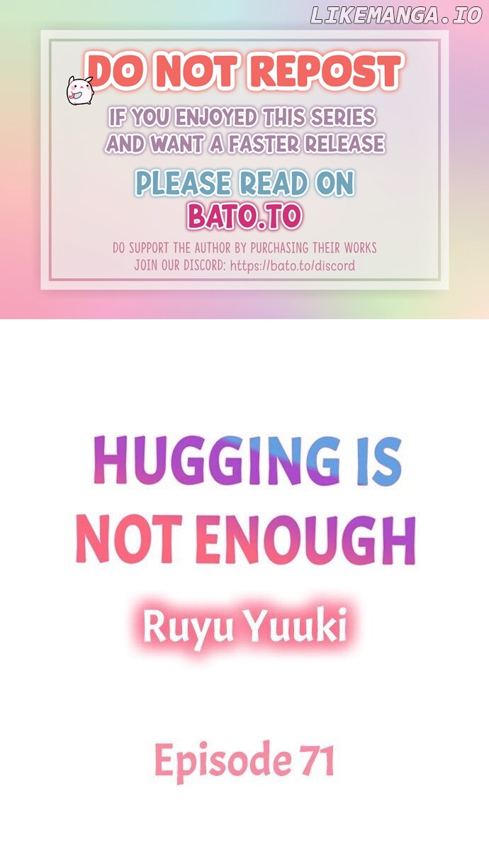 Hugging Is Not Enough chapter 71 - page 1