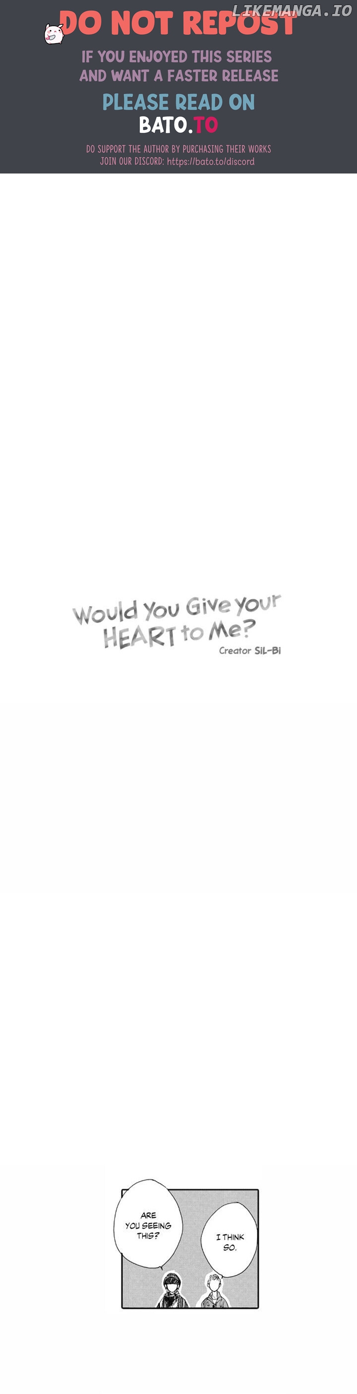 Would You Give Your Heart To Me? chapter 15 - page 1