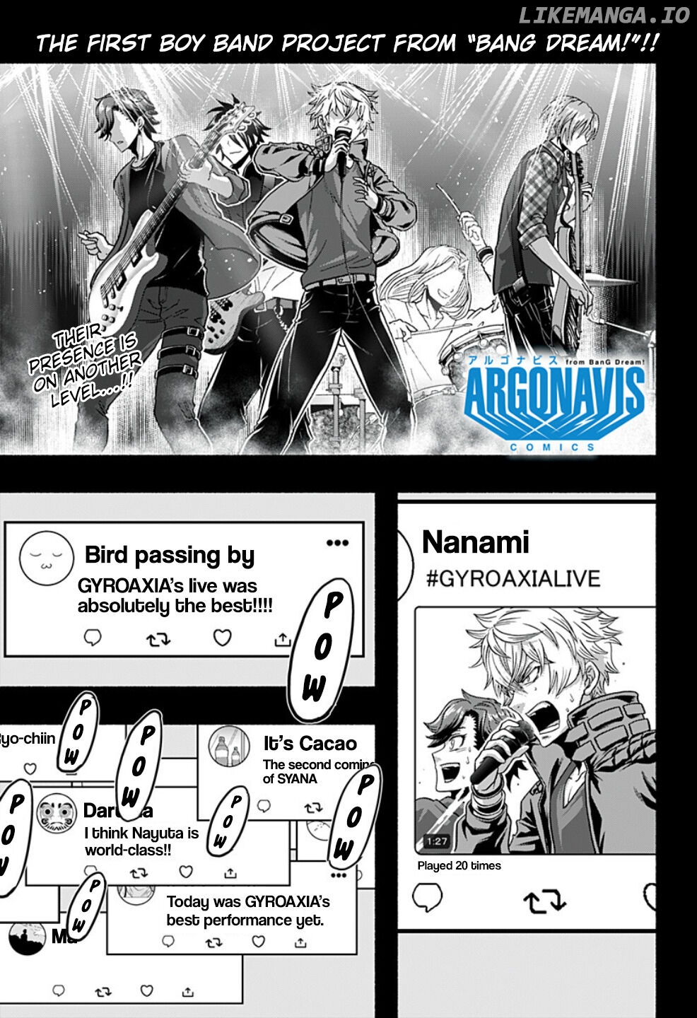 ARGONAVIS from BanG Dream! Comics chapter 11 - page 1