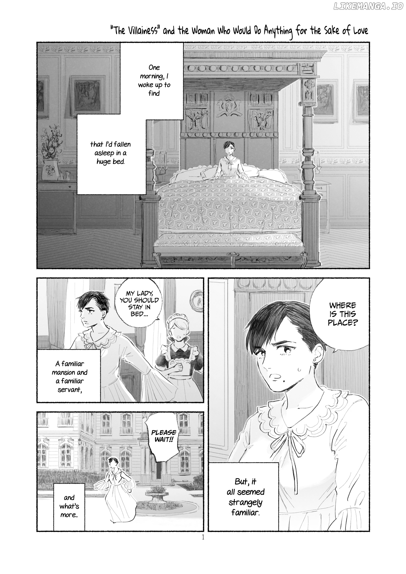 "the Villainess" And The Woman Who Would Do Anything For The Sake Of Love chapter 1 - page 1