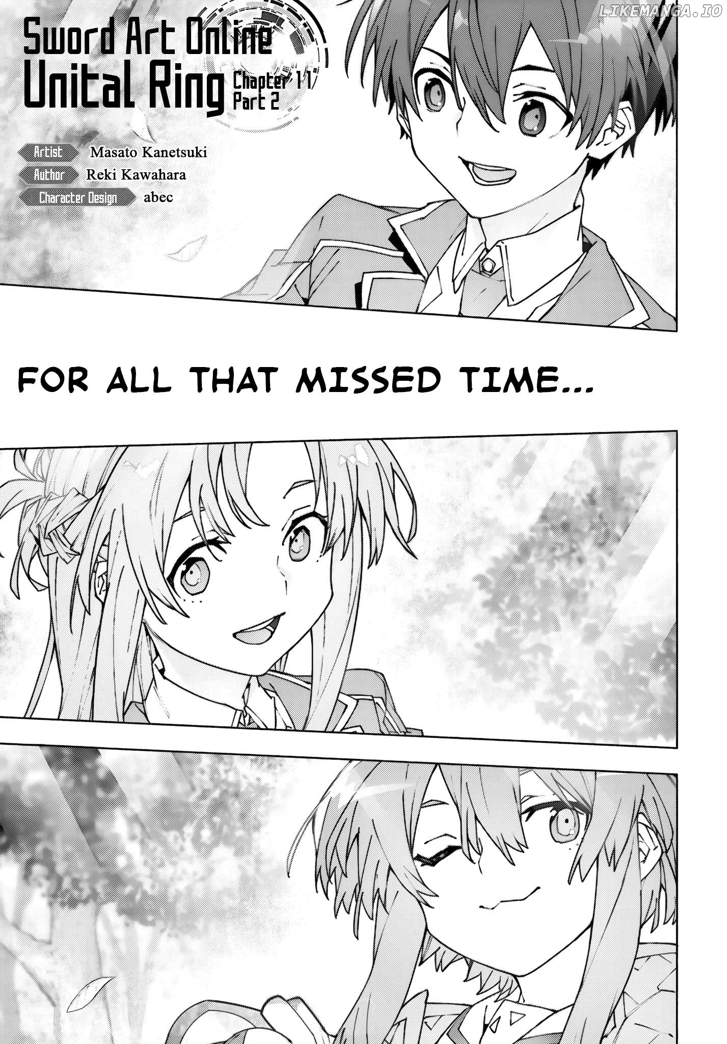 Sword Art Online Unital Ring Chapter 11.2 - page 1