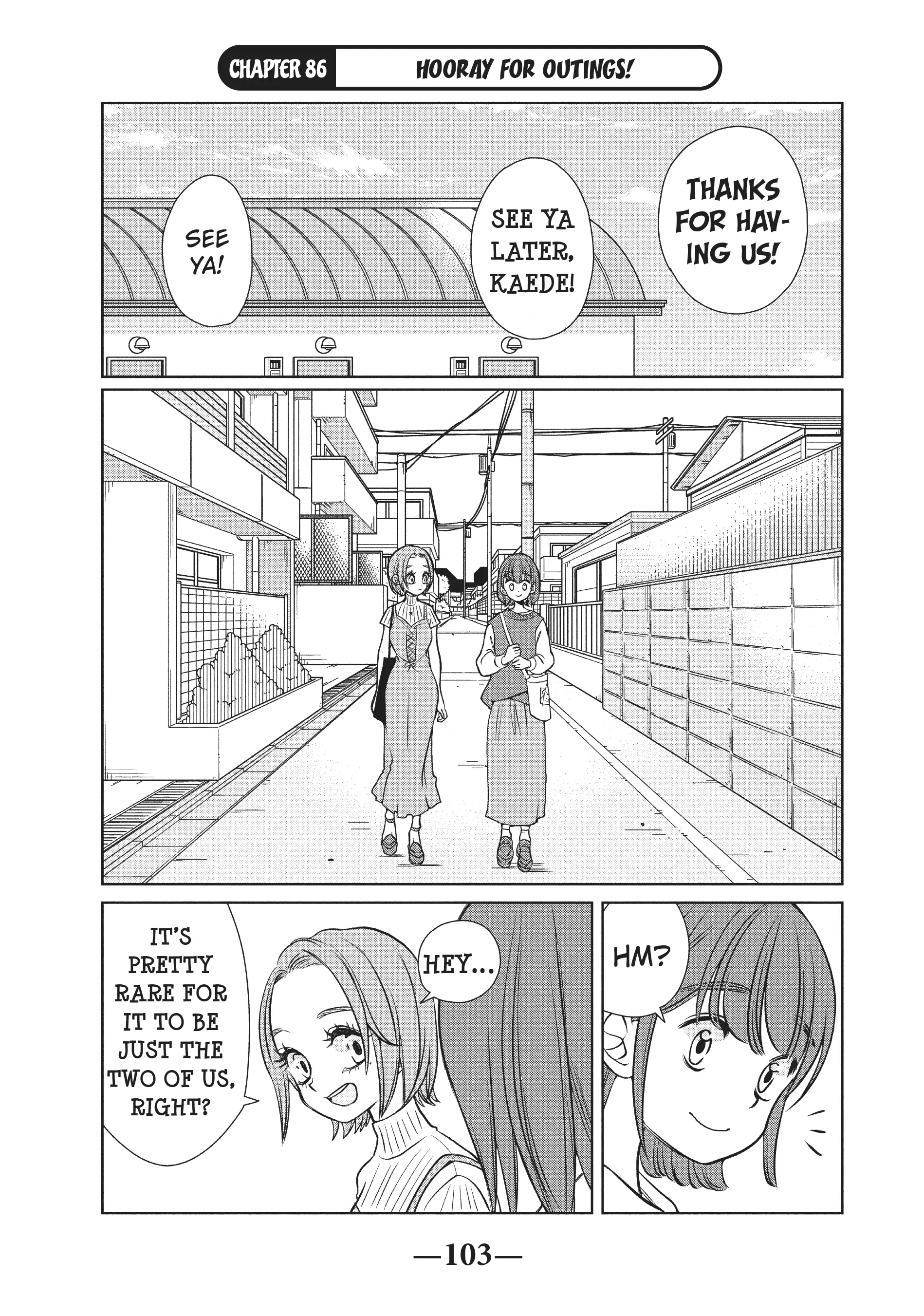 Gyaru and Dinosaur Chapter 86 - page 1