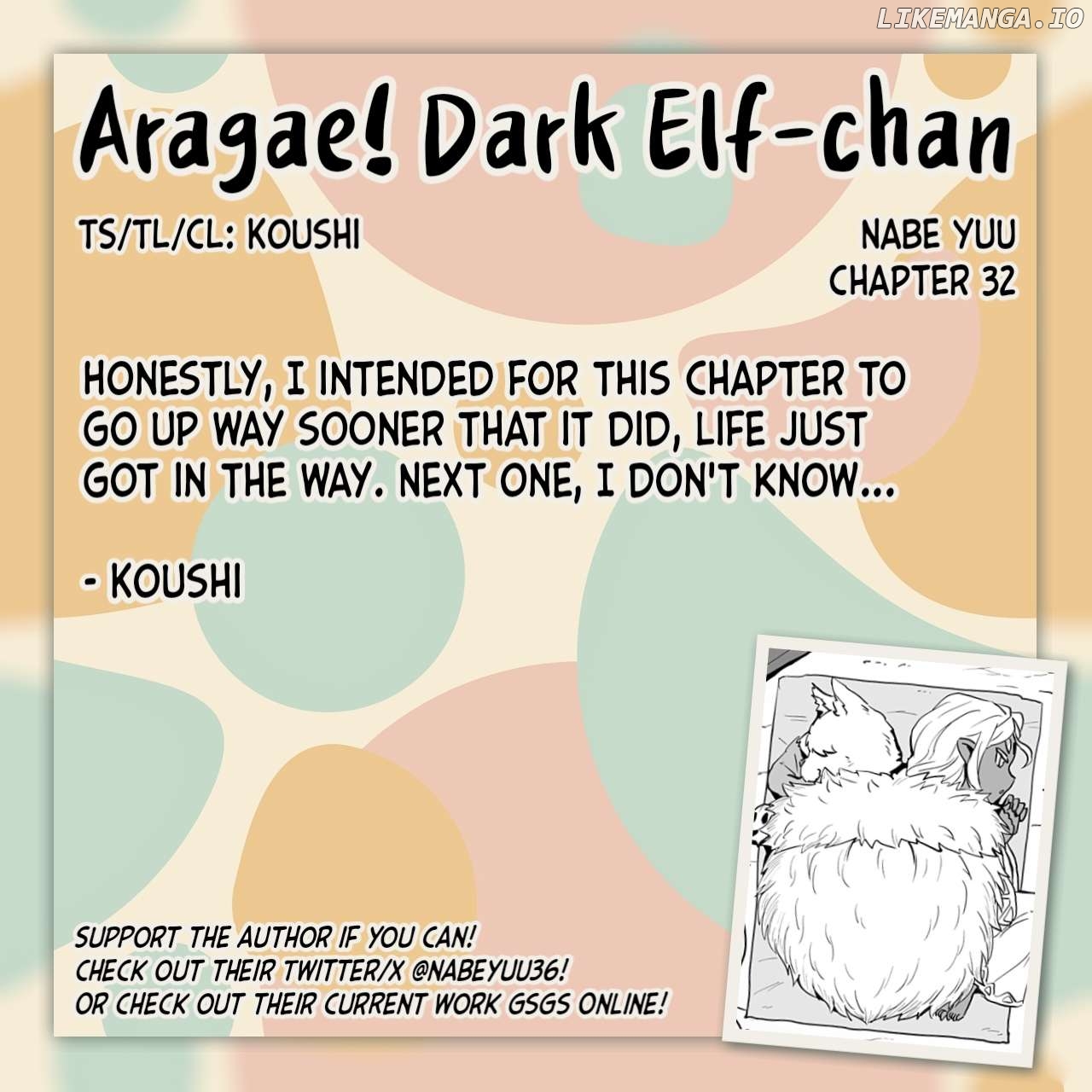 Aragae! Dark Elf-Chan Chapter 32 - page 14