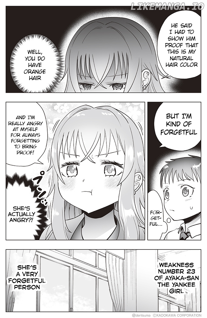 The Many Weaknesses of Ayaka the Yankee JK chapter 23 - page 2