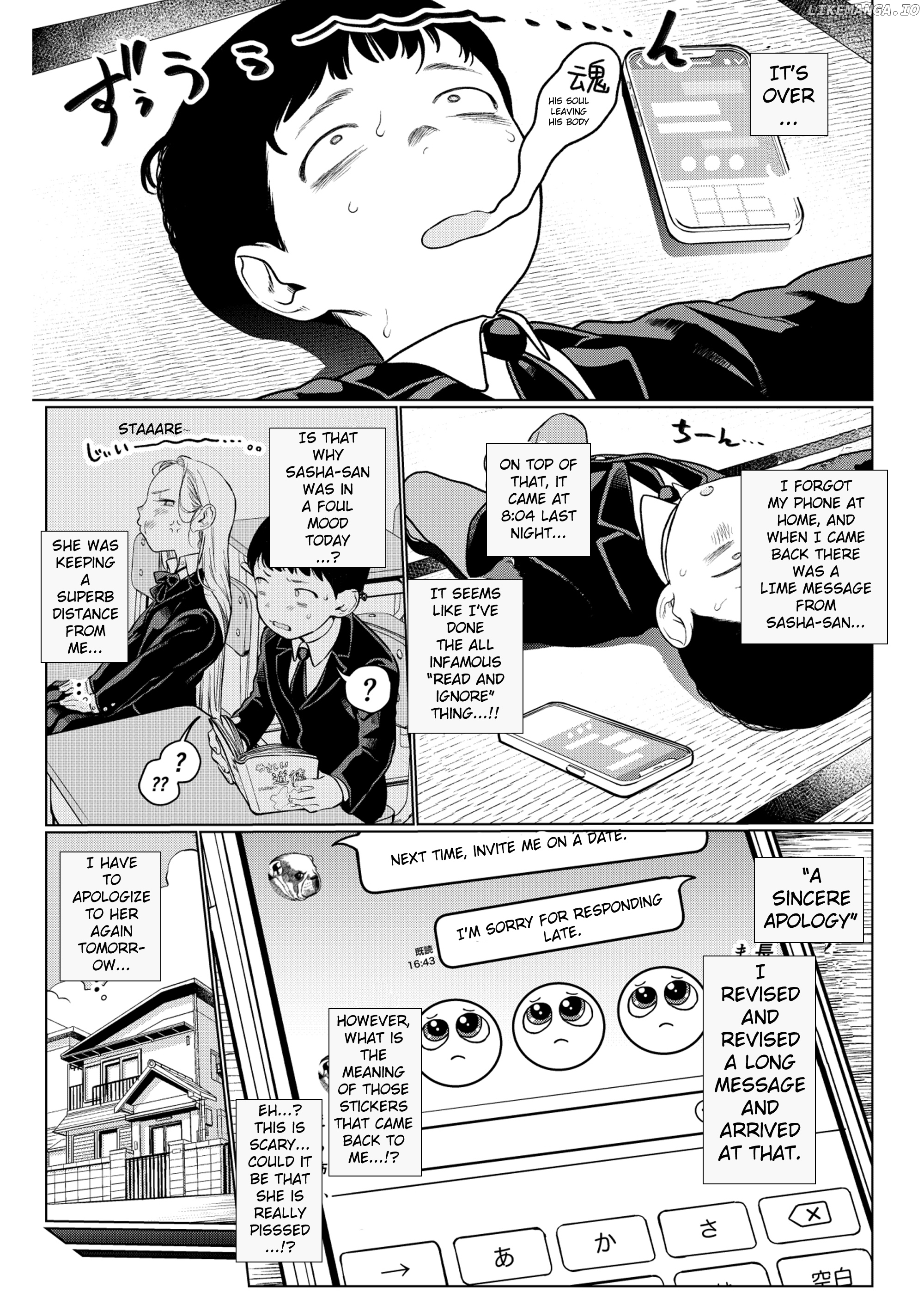 JC Sasha and Her Otaku Classmate chapter 12.5 - page 1