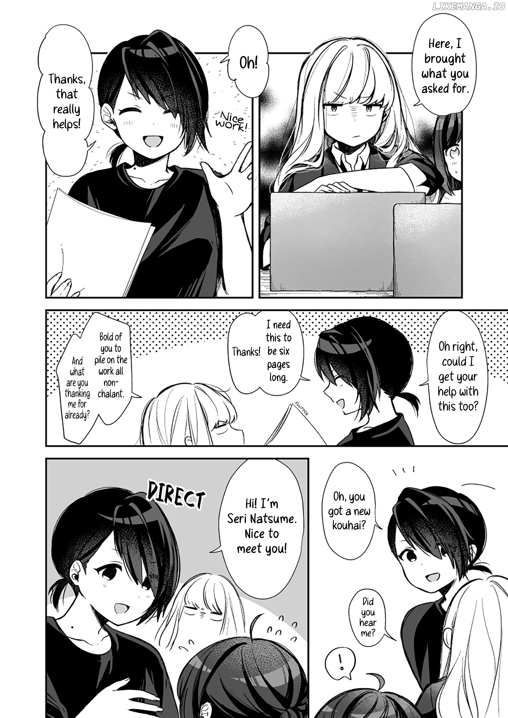 Tonari no Senpai to Kininaru Kouhai chapter 6 - page 2