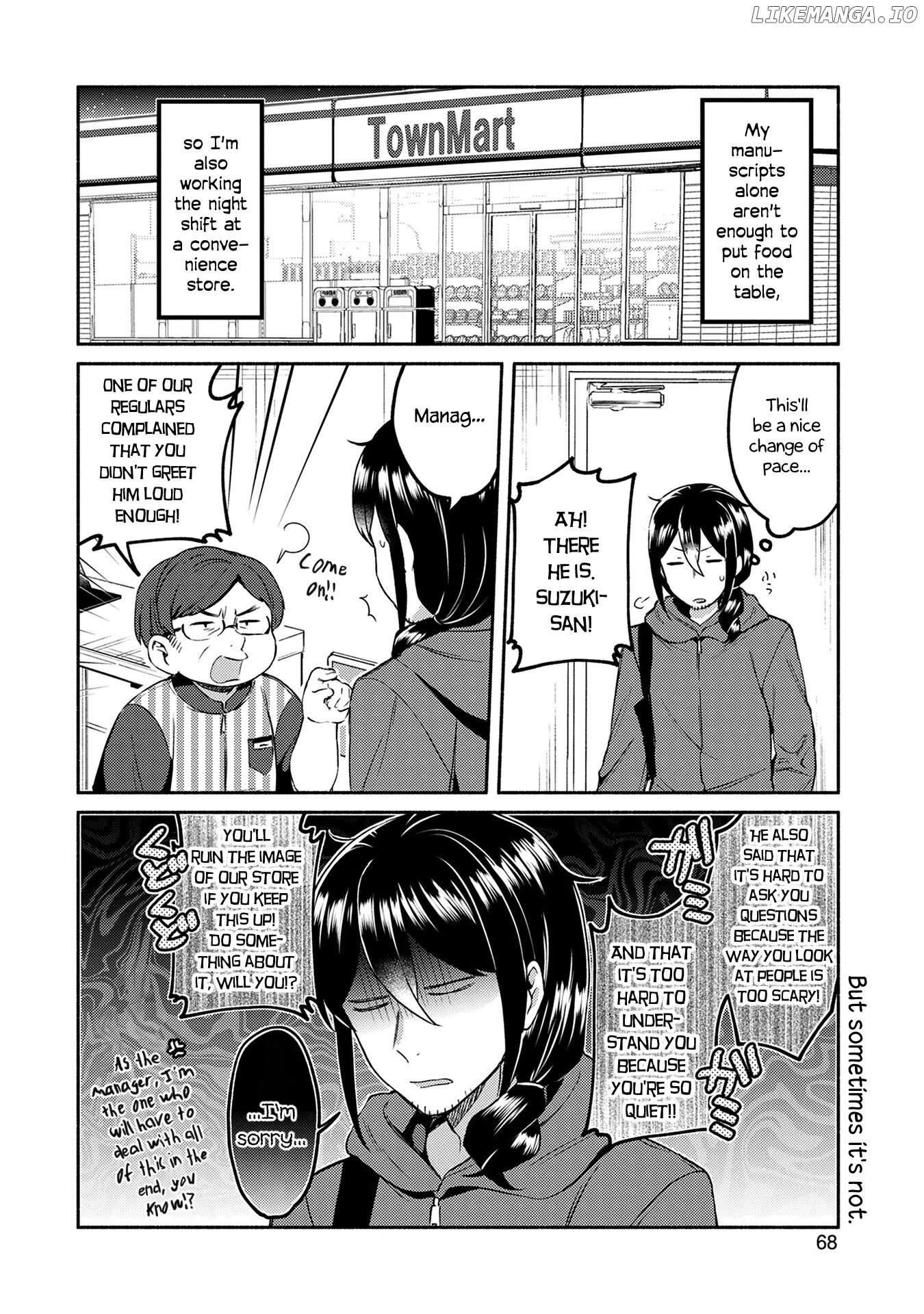 Mangaka-sensei to Zashiki Warashi chapter 4 - page 4