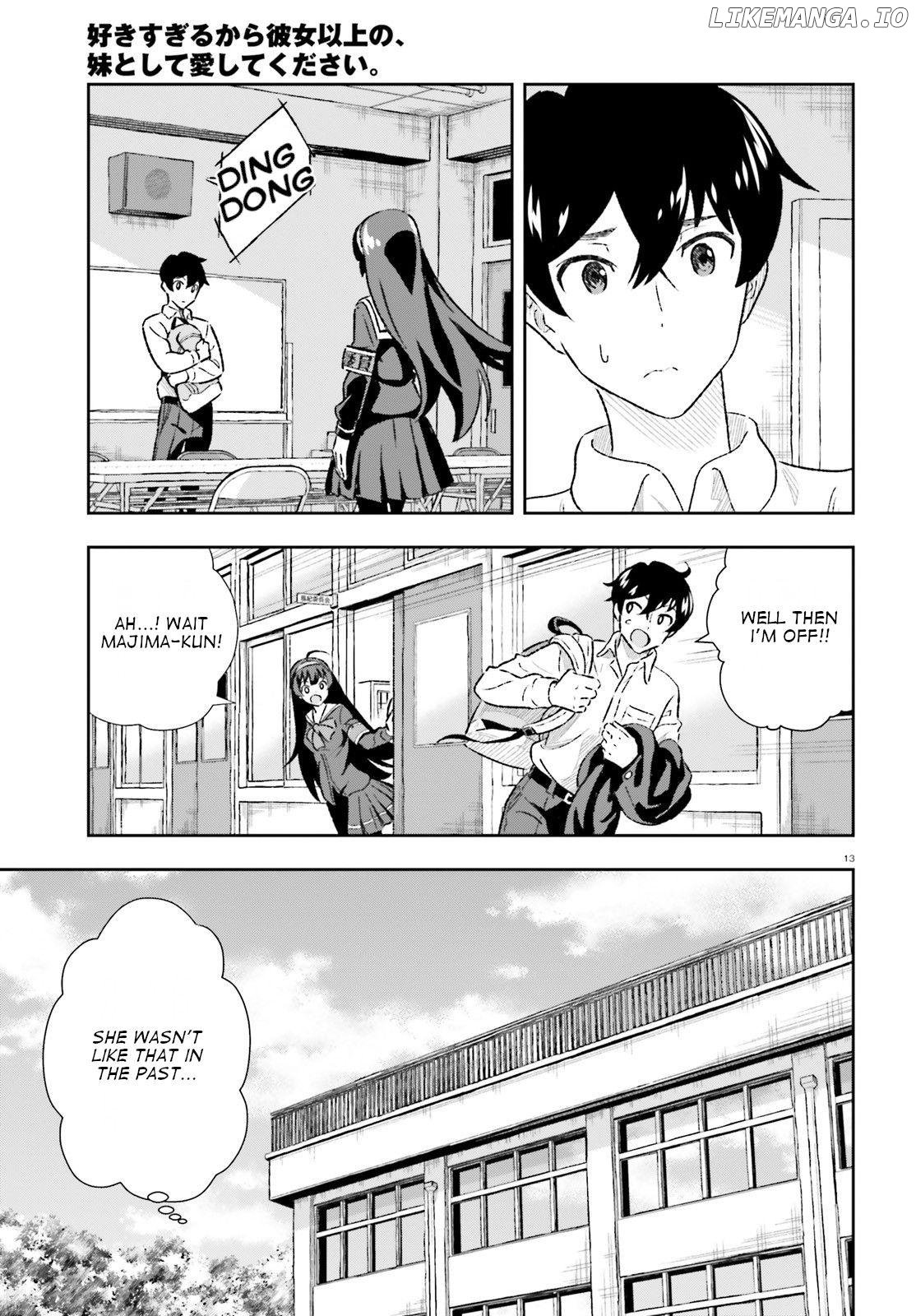 Suki Sugiru Kara Kanojo Ijou no, Imouto Toshite Aishite Kudasai chapter 3 - page 13