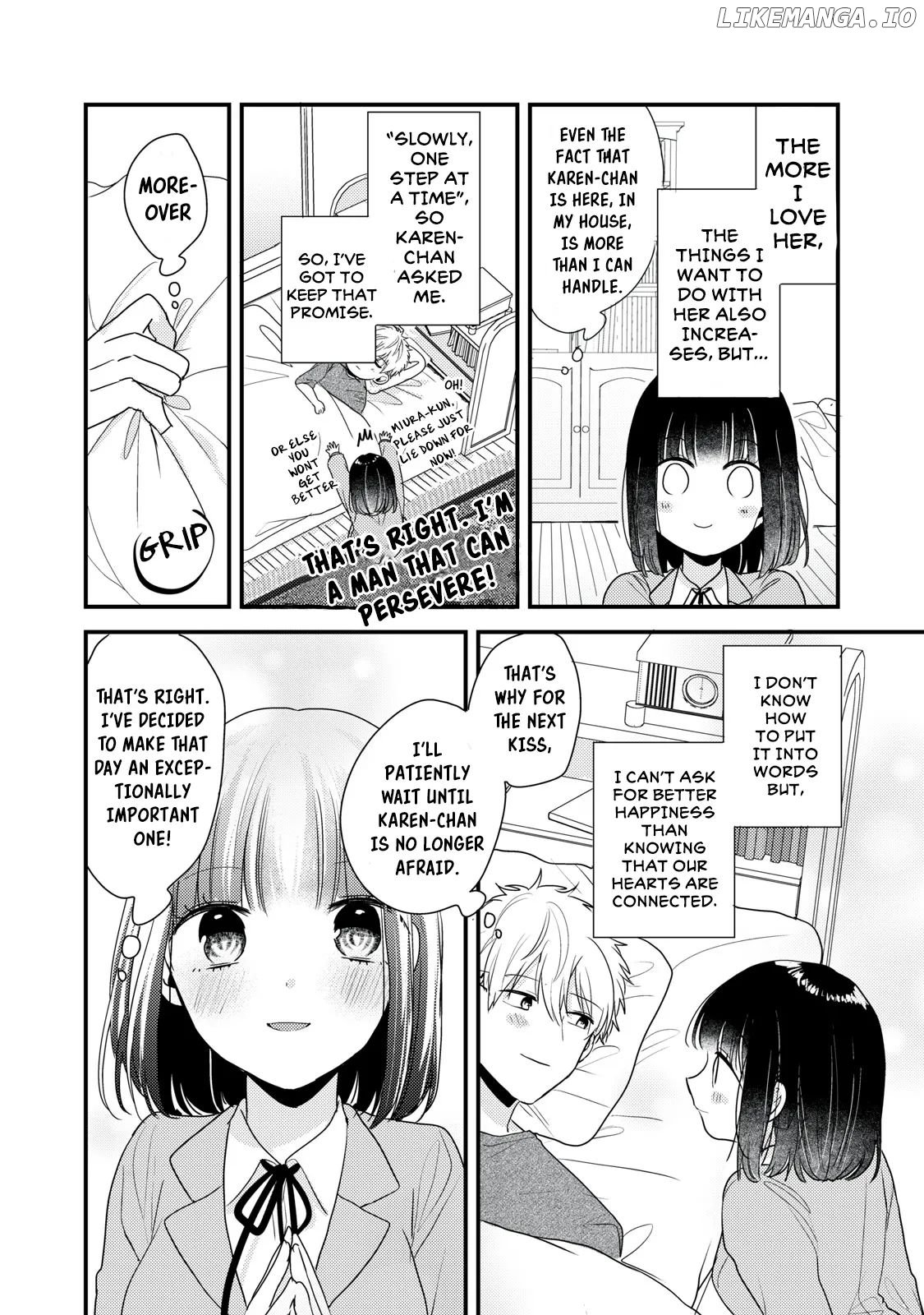 Lovesick-kun can’t approach chapter 13 - page 15