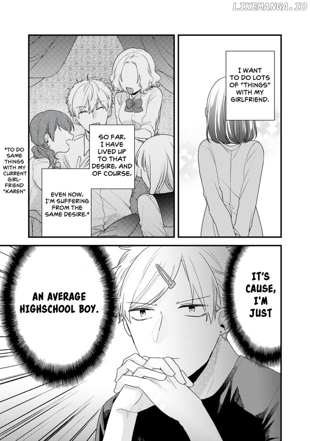 Lovesick-kun can’t approach chapter 2 - page 2