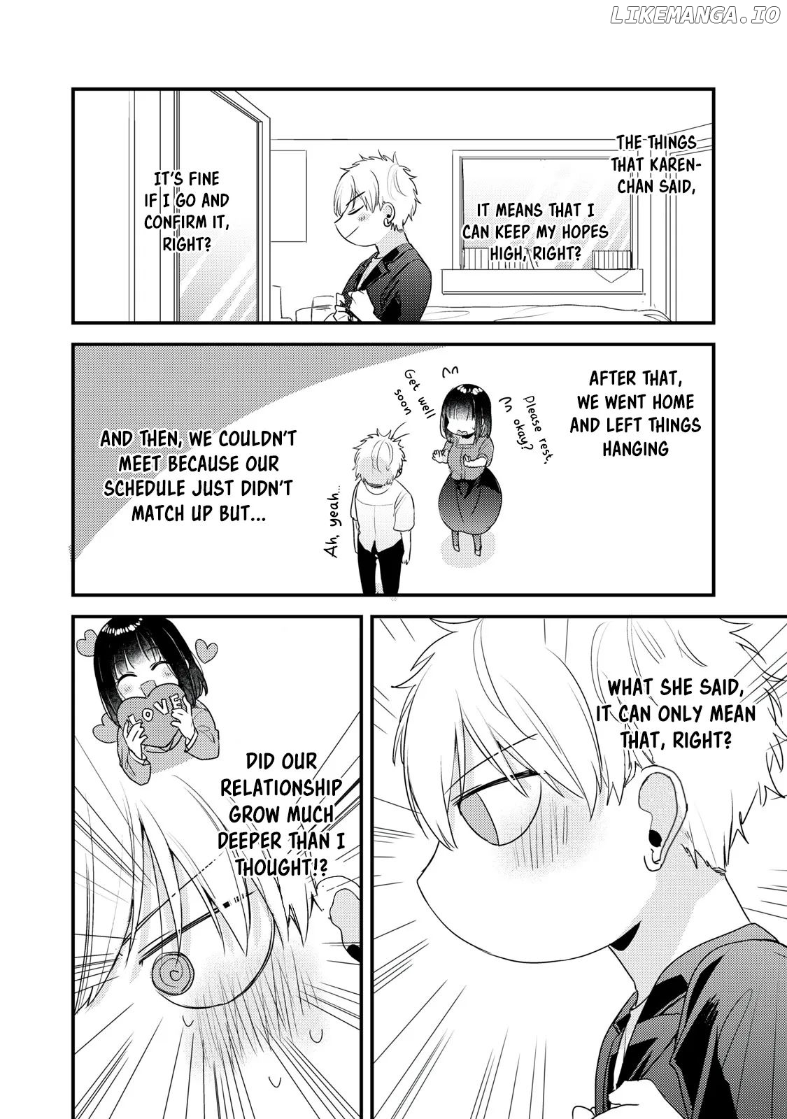 Lovesick-kun can’t approach chapter 7 - page 3