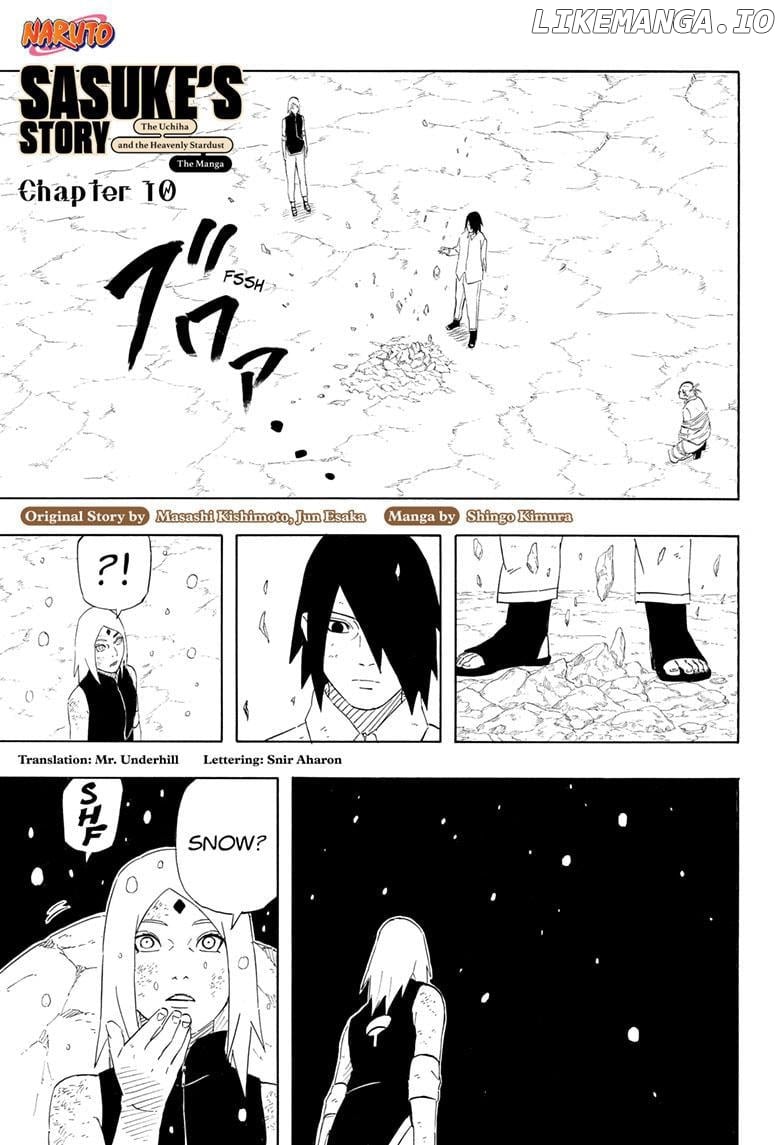 Naruto: Sasuke's Story - The Uchiha and the Heavenly Stardust: The Manga chapter 10 - page 1