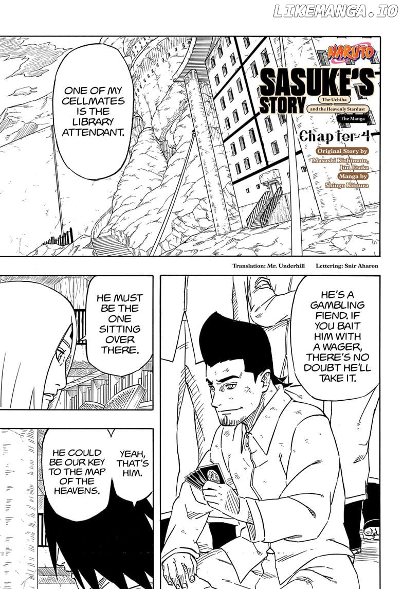 Naruto: Sasuke's Story - The Uchiha and the Heavenly Stardust: The Manga chapter 4 - page 1