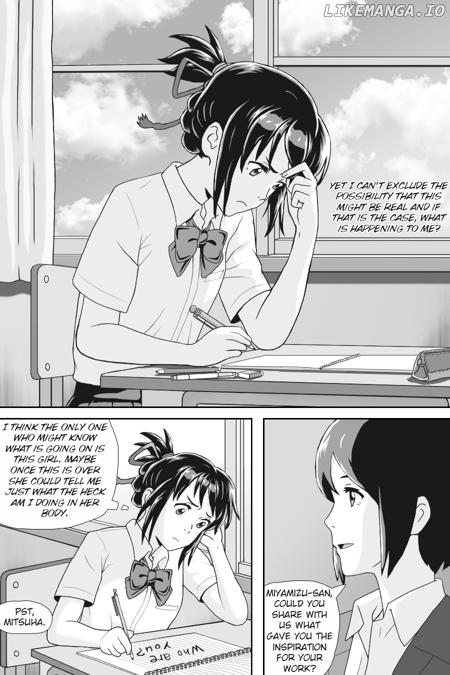 Kimi no Na wa - Thoughts & Dreams (Doujinshi) chapter 1 - page 36