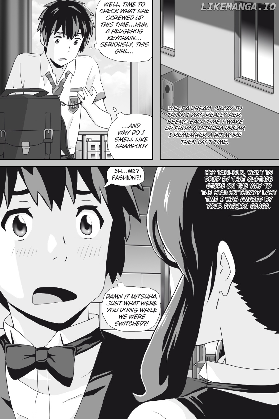 Kimi no Na wa - Thoughts & Dreams (Doujinshi) chapter 4 - page 39