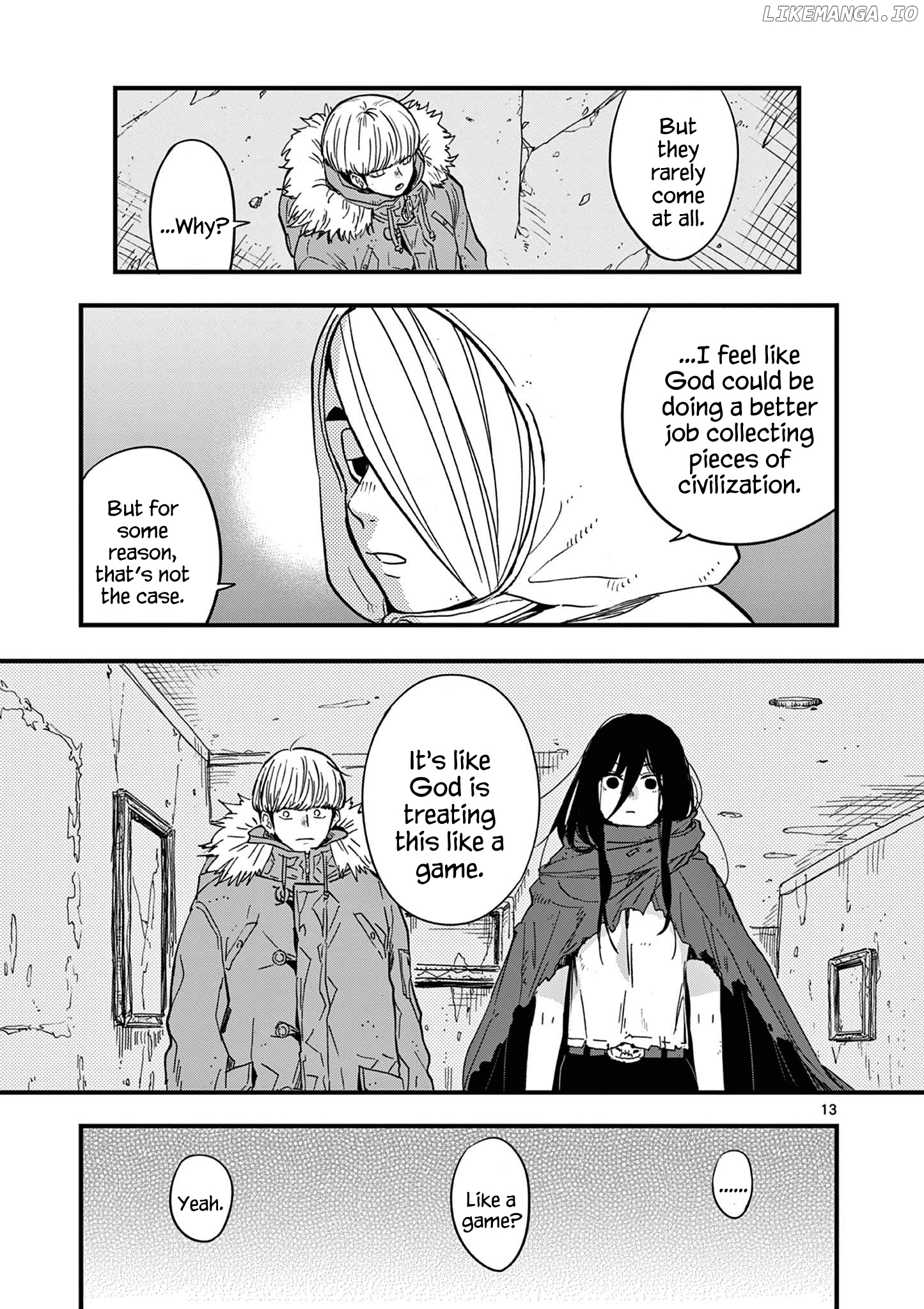 Shuumatsu No Jinrui Ni Bunmei Wa Hitsuyou Desu Ka? chapter 10 - page 13