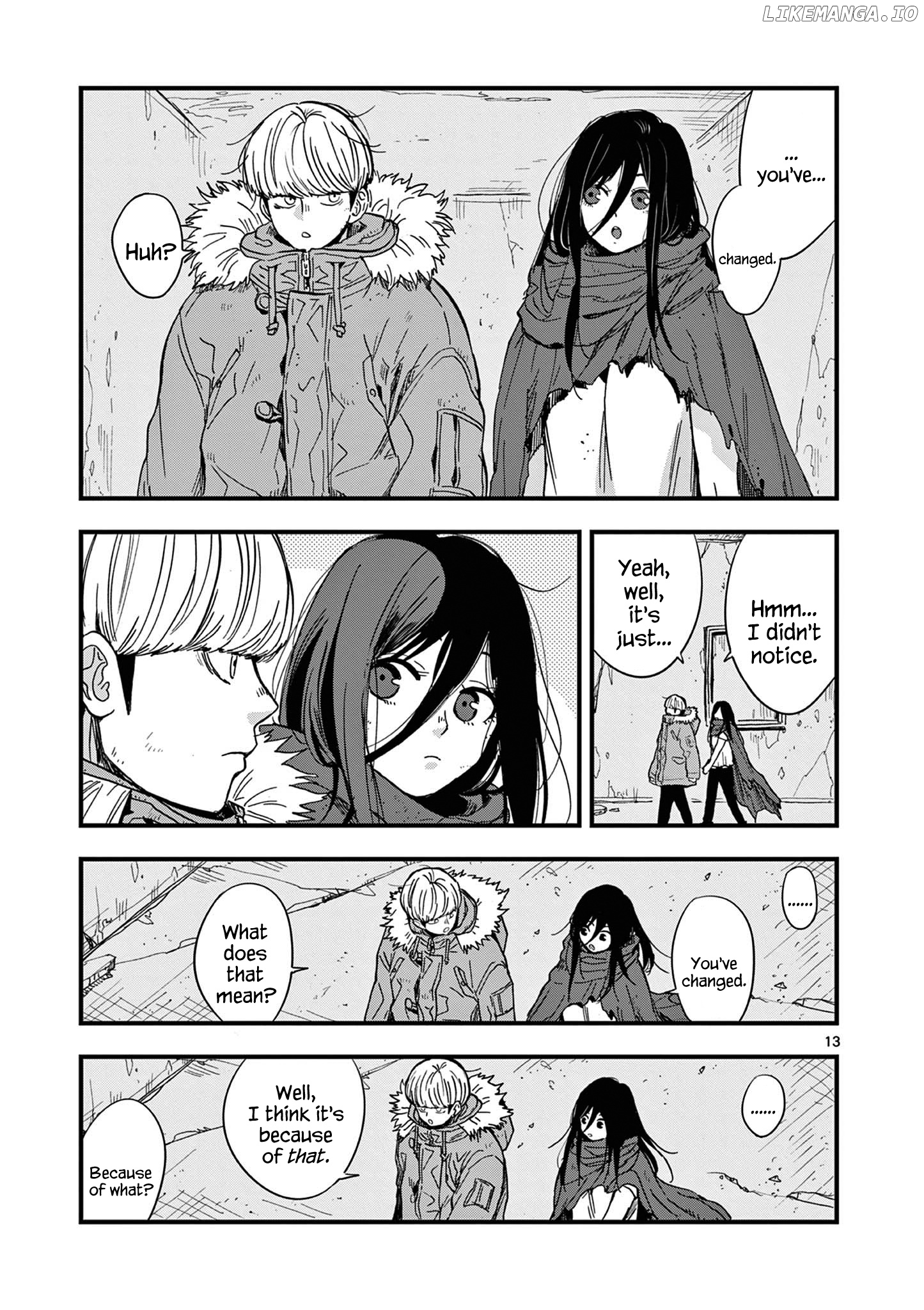 Shuumatsu No Jinrui Ni Bunmei Wa Hitsuyou Desu Ka? chapter 11 - page 13