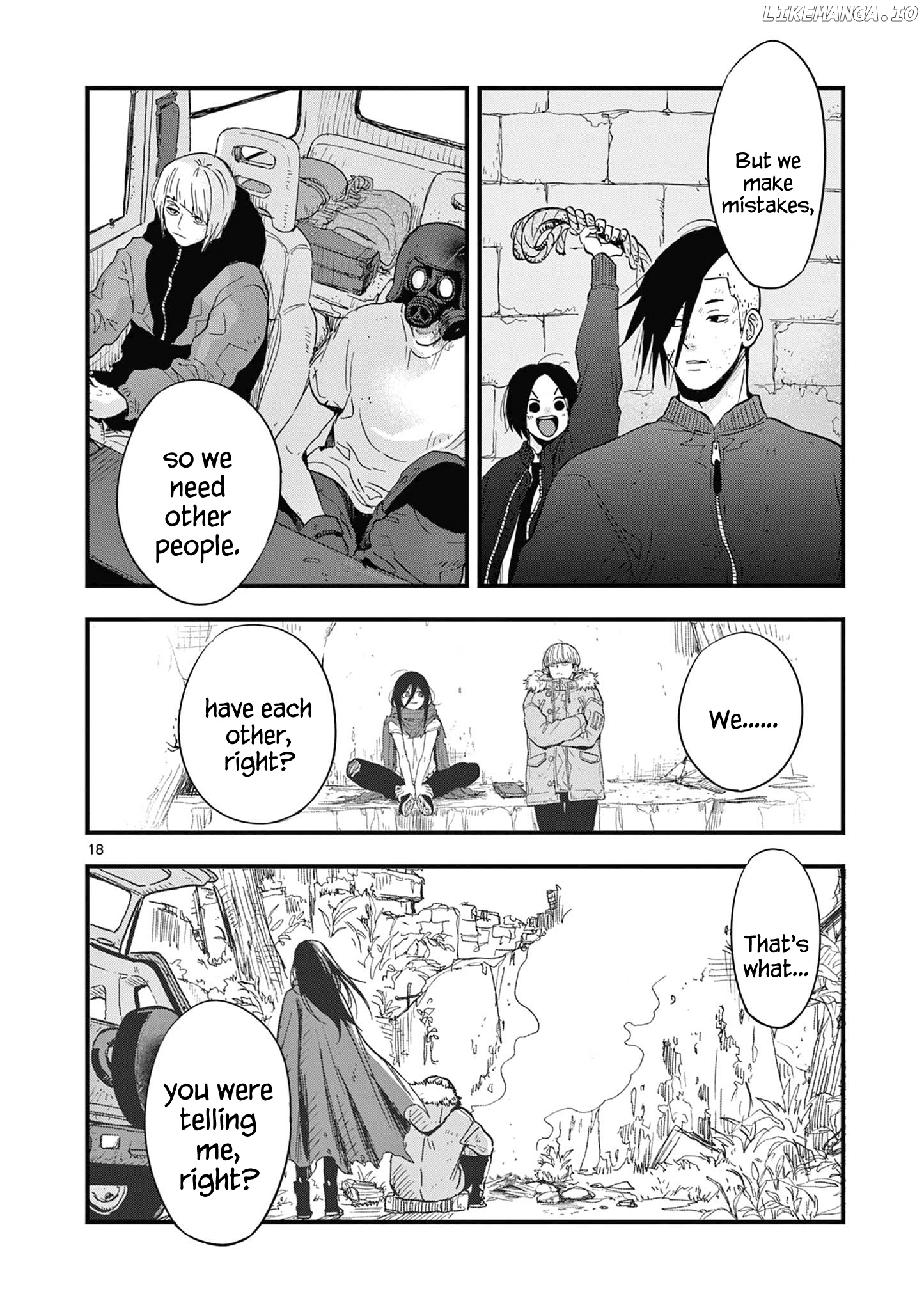 Shuumatsu No Jinrui Ni Bunmei Wa Hitsuyou Desu Ka? chapter 13 - page 18