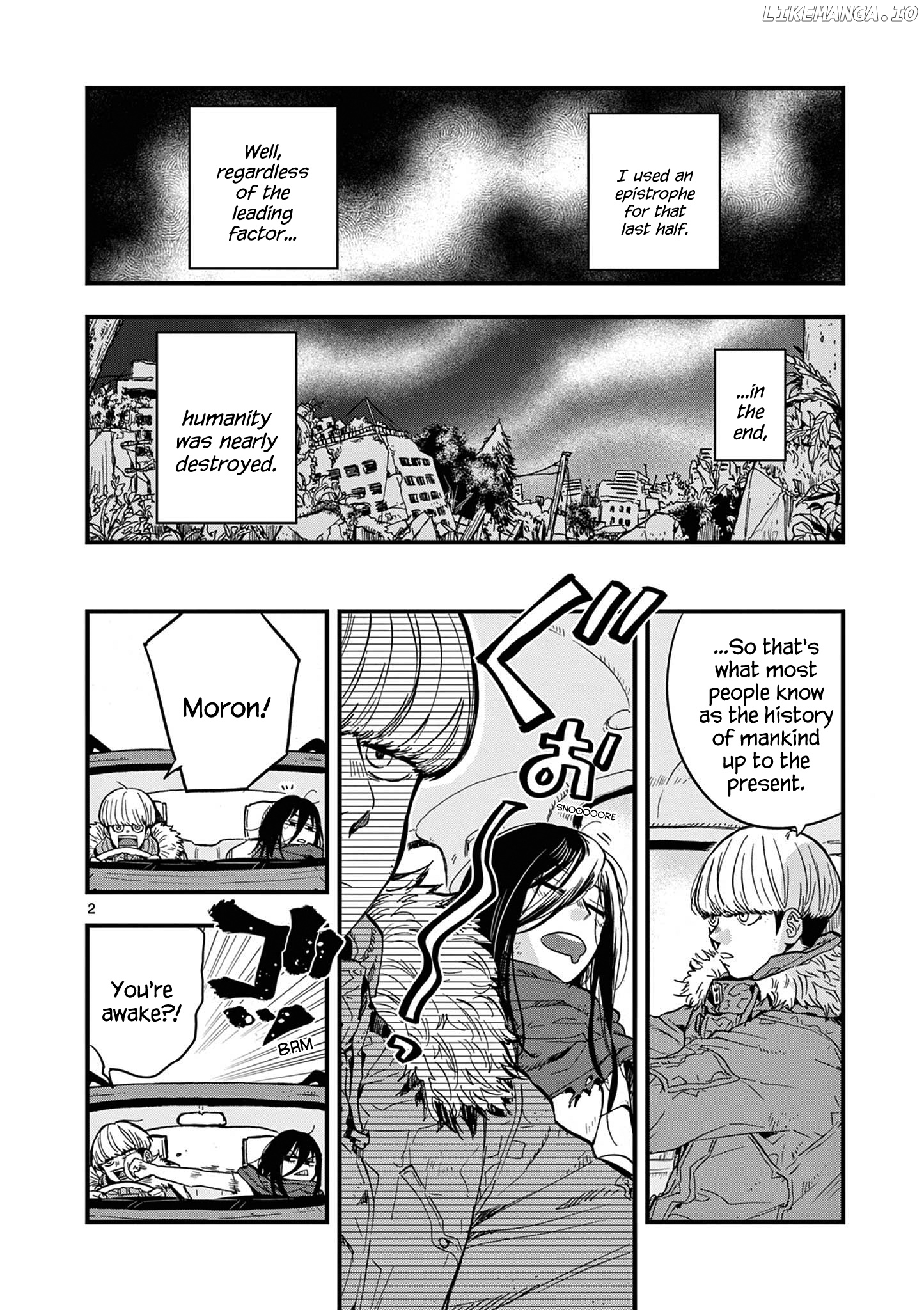 Shuumatsu No Jinrui Ni Bunmei Wa Hitsuyou Desu Ka? chapter 2 - page 2