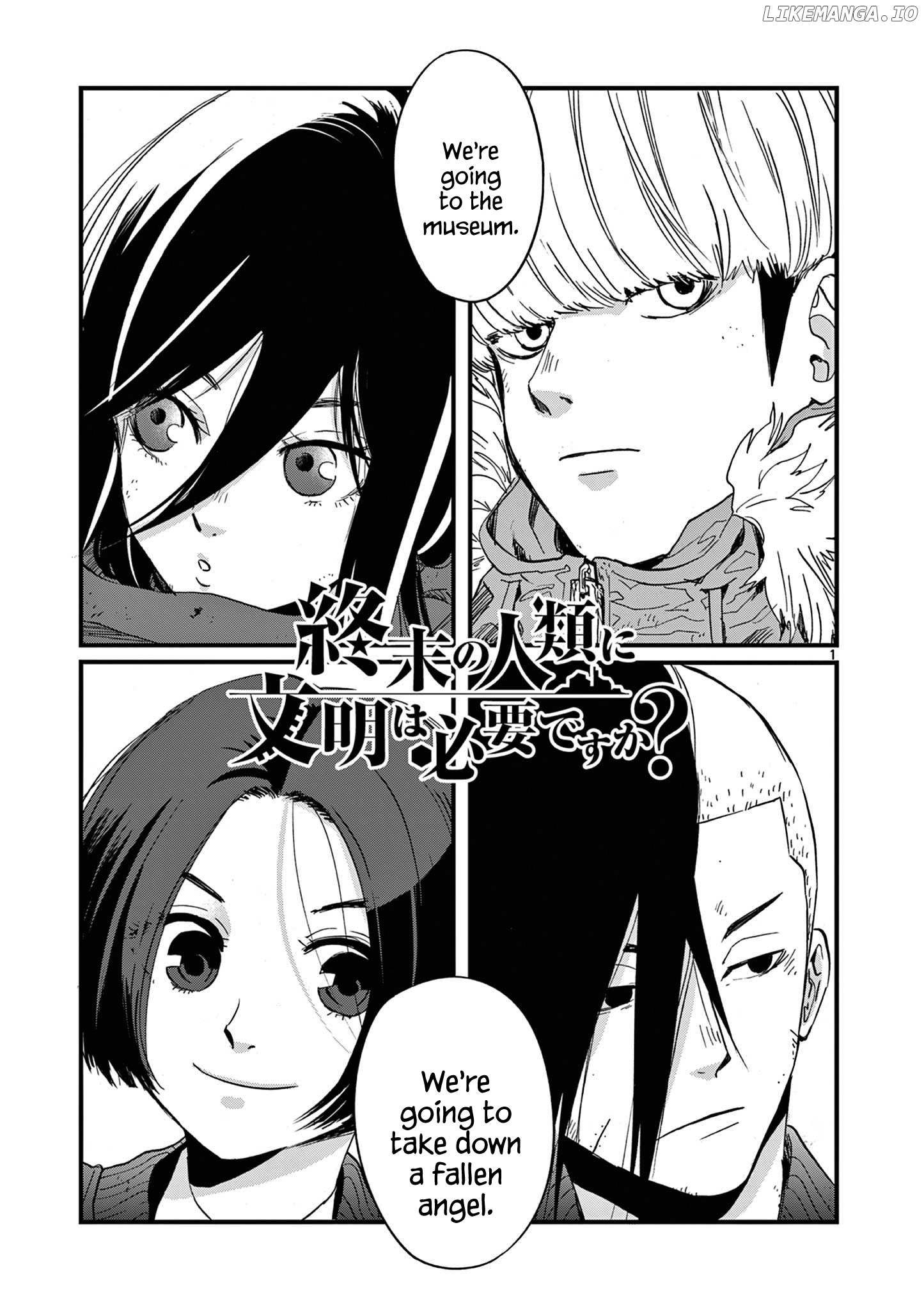 Shuumatsu No Jinrui Ni Bunmei Wa Hitsuyou Desu Ka? chapter 9 - page 1