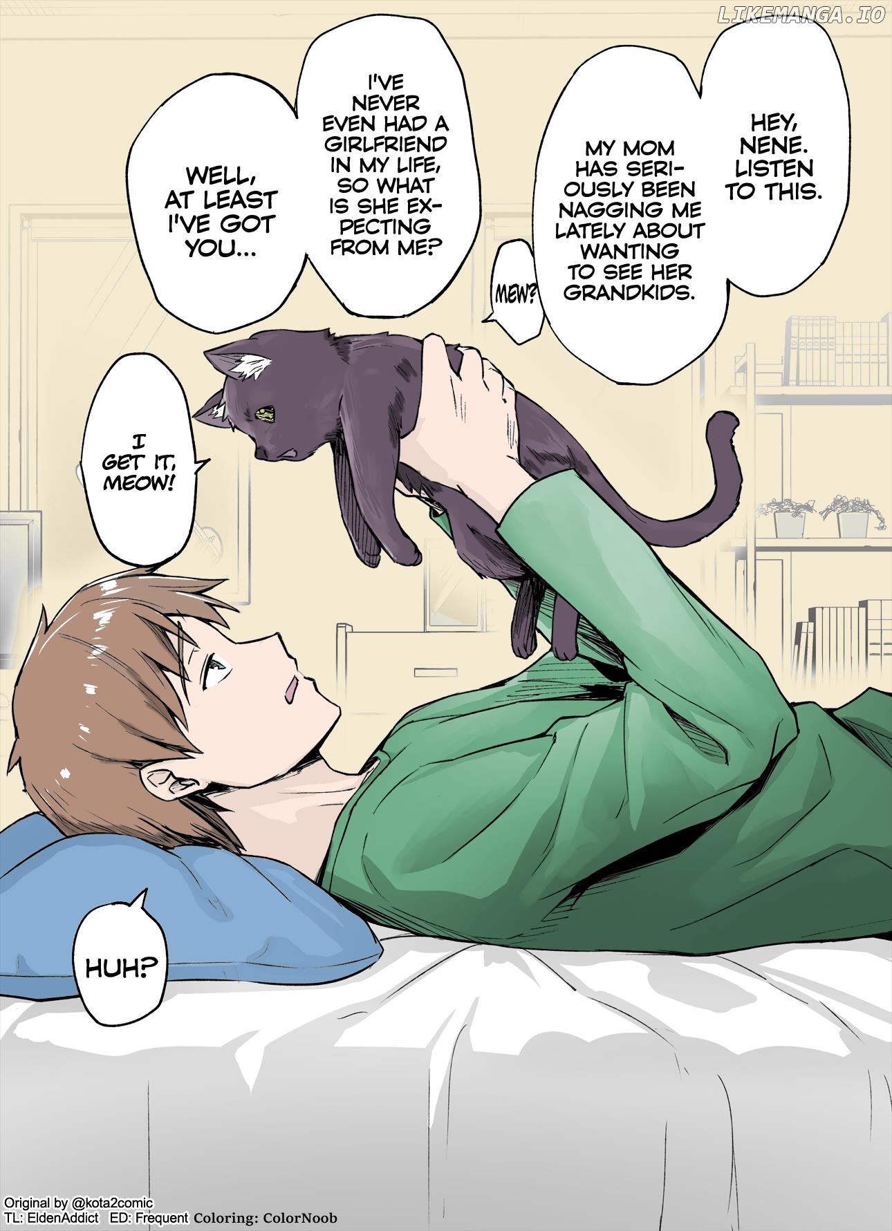 The Yandere Pet Cat Is Overly Domineering (Fan Colored) chapter 1 - page 1