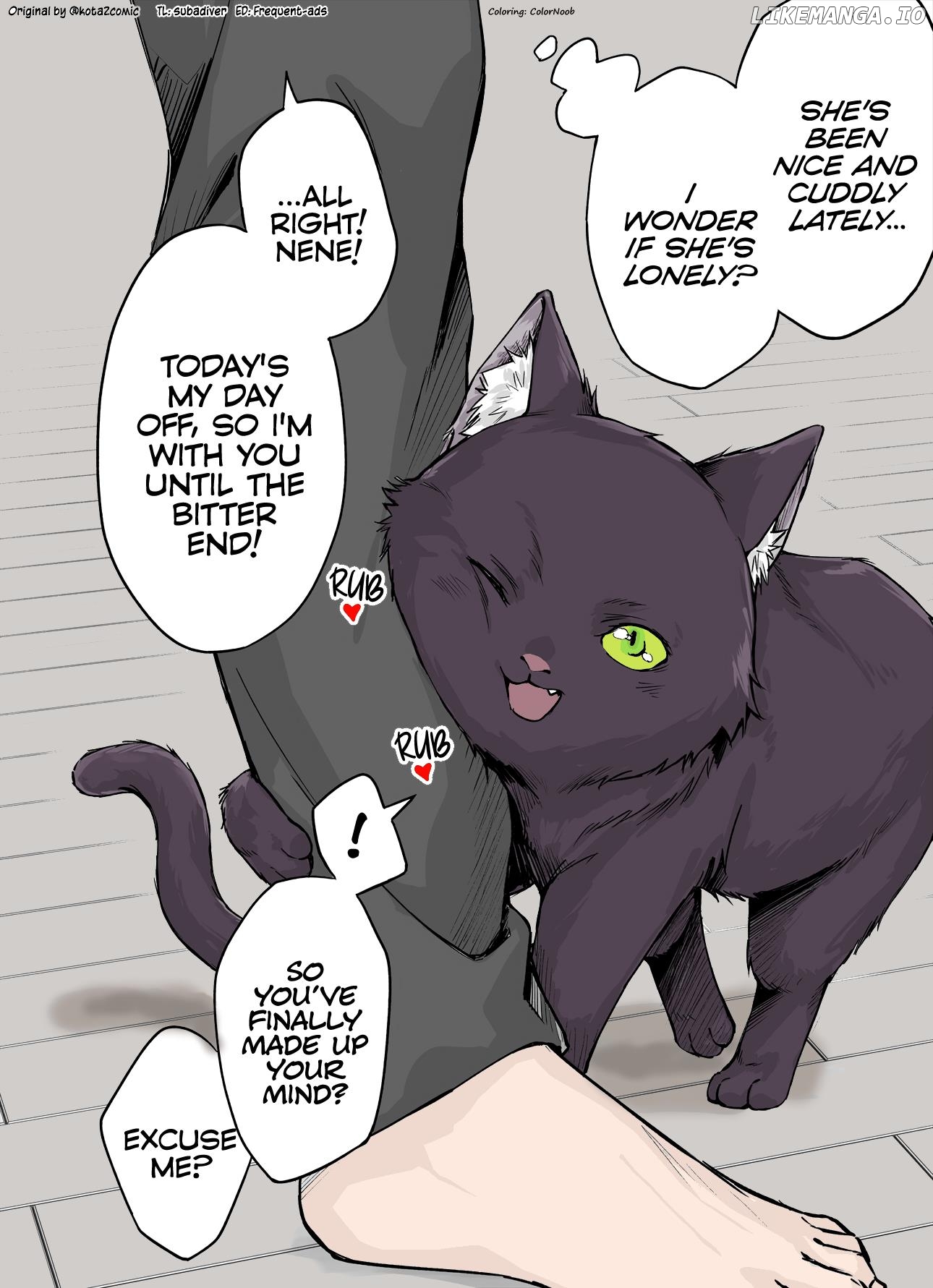 The Yandere Pet Cat Is Overly Domineering (Fan Colored) chapter 8 - page 1