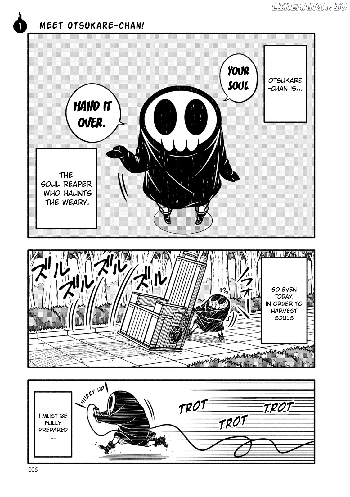 Shinigami Minarai! Otsukare-Chan chapter 1 - page 1