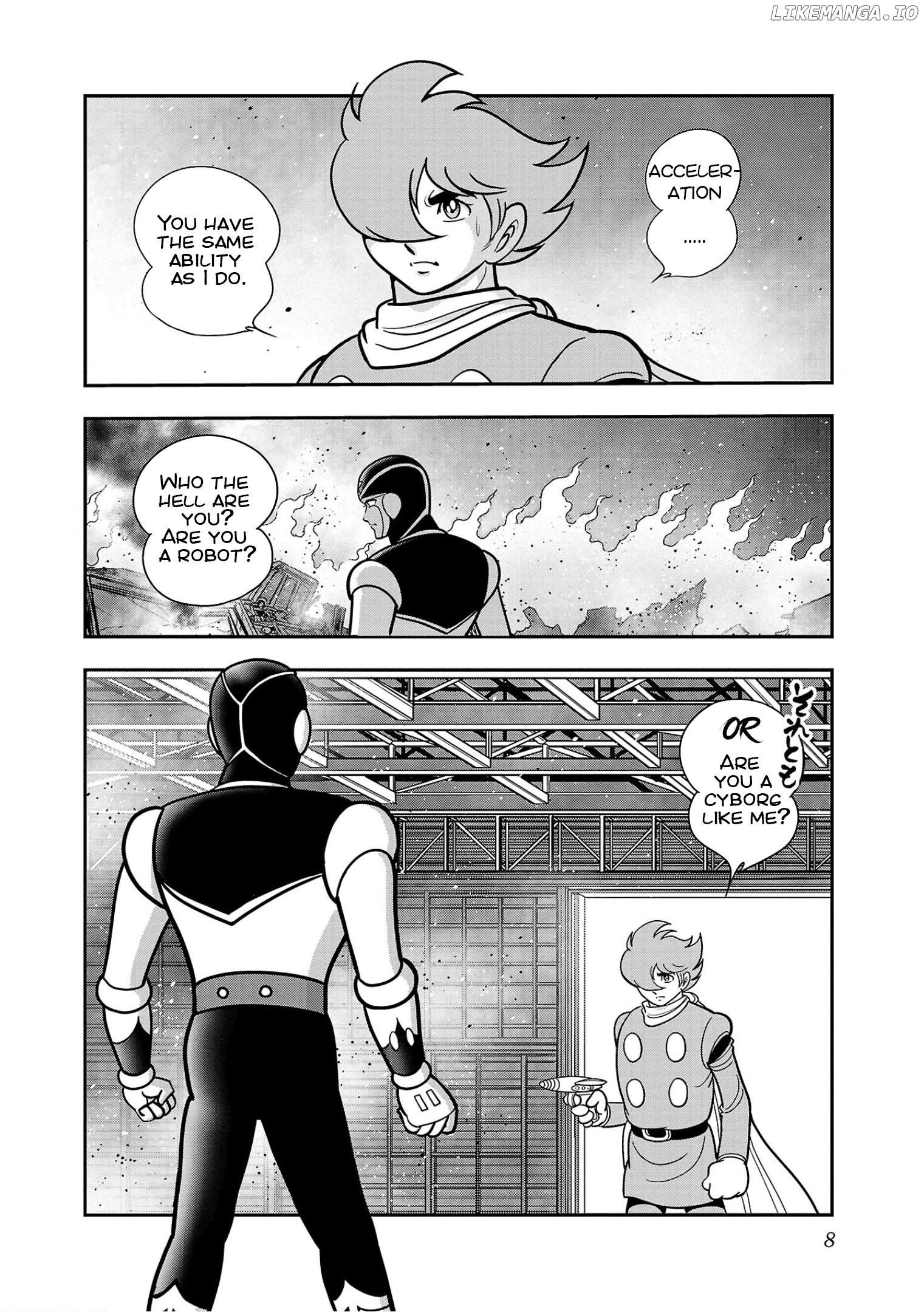 8-Man Vs Cyborg 009 chapter 1 - page 10