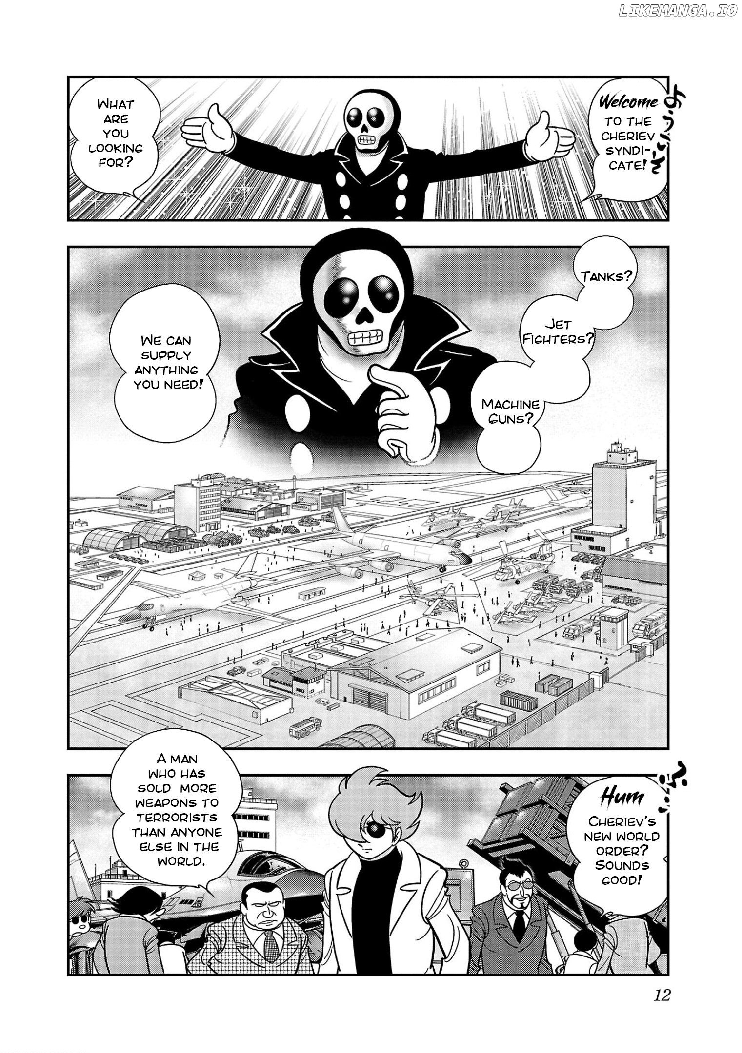 8-Man Vs Cyborg 009 chapter 1 - page 14