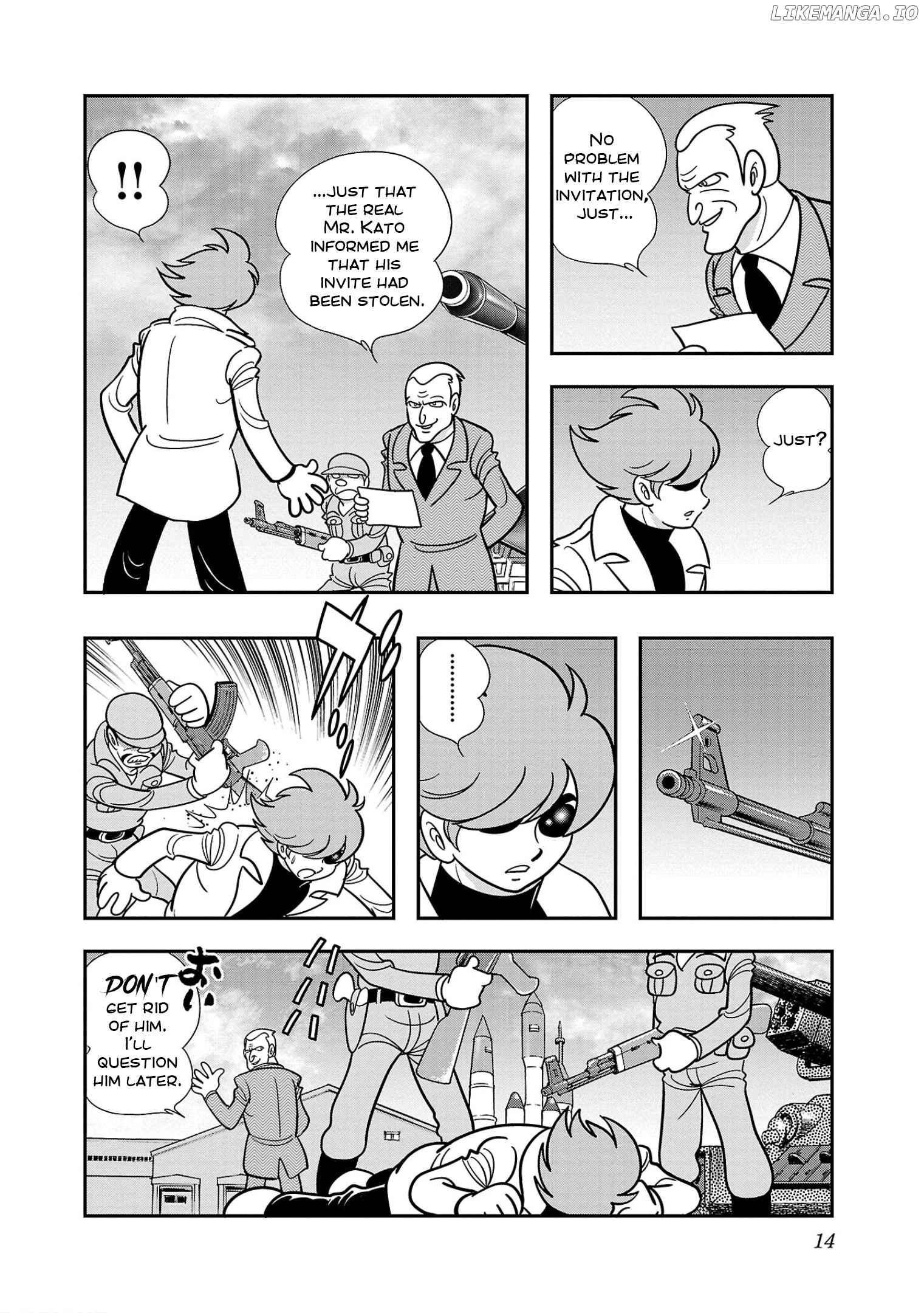 8-Man Vs Cyborg 009 chapter 1 - page 16