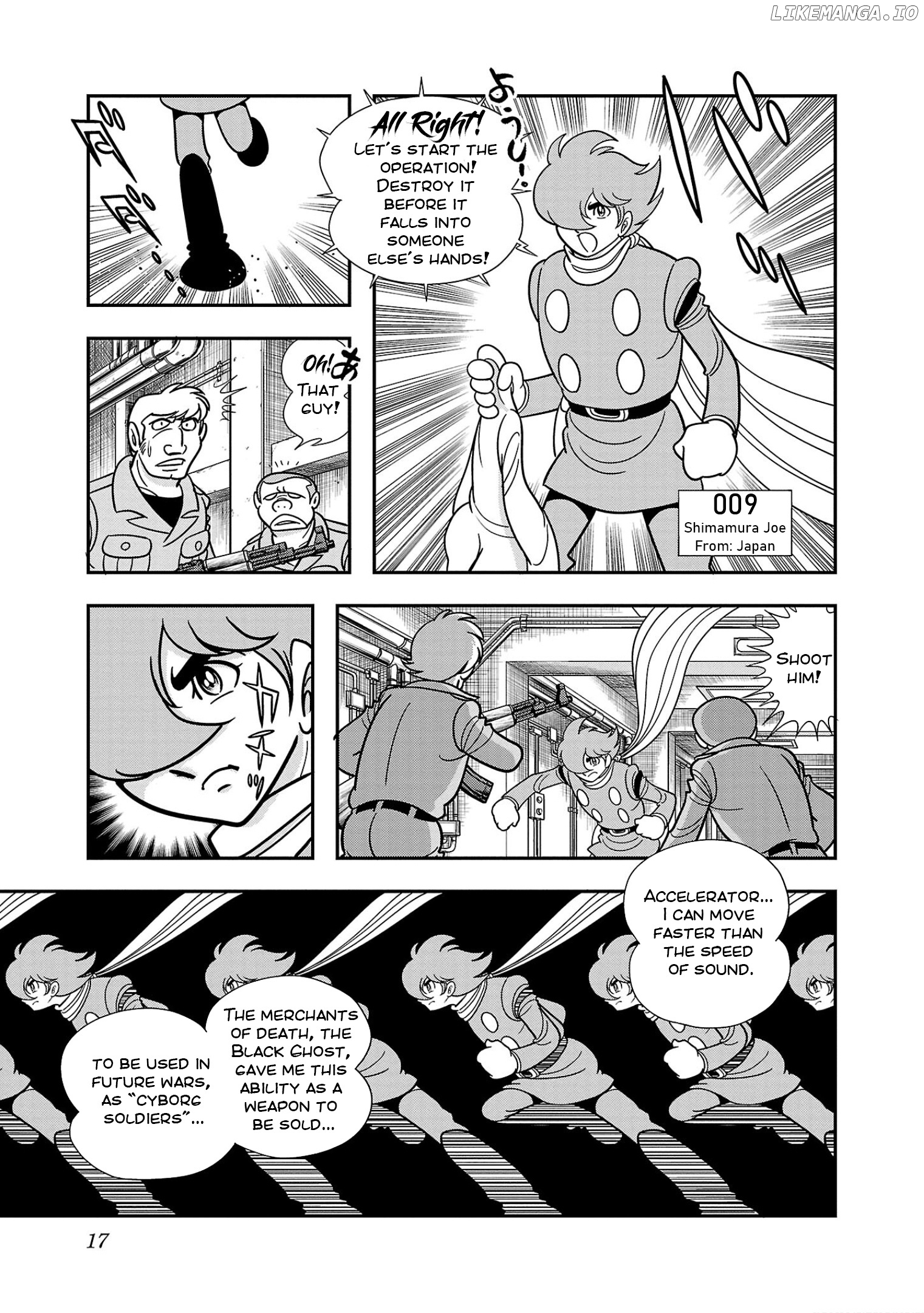 8-Man Vs Cyborg 009 chapter 1 - page 19