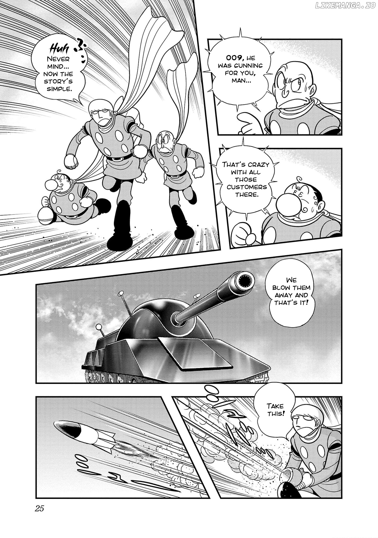 8-Man Vs Cyborg 009 chapter 1 - page 27