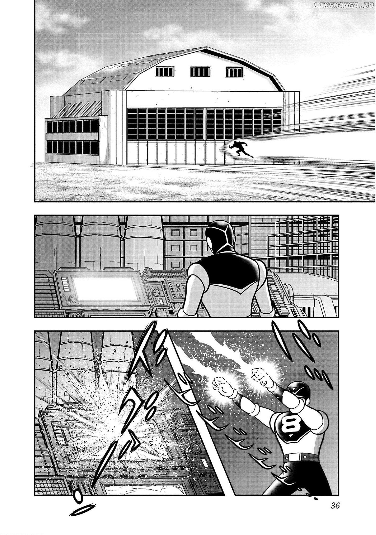 8-Man Vs Cyborg 009 chapter 1 - page 38