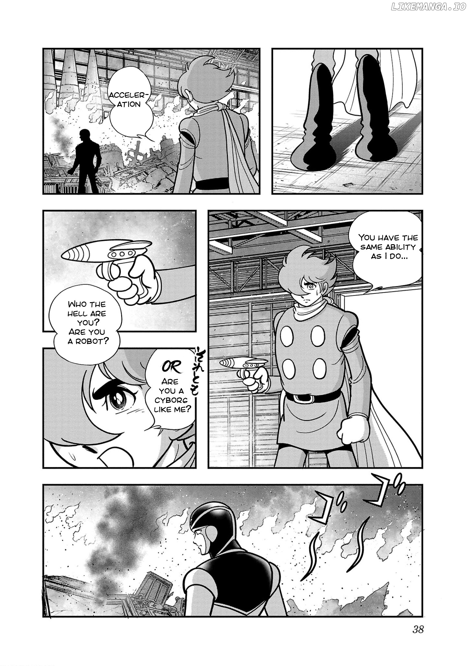 8-Man Vs Cyborg 009 chapter 1 - page 40