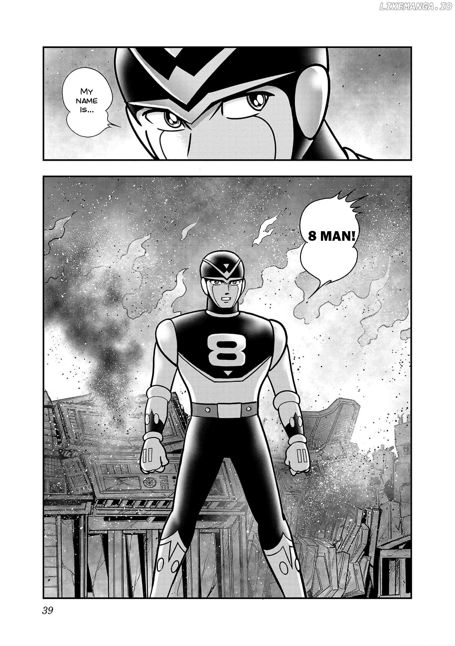 8-Man Vs Cyborg 009 chapter 1 - page 41