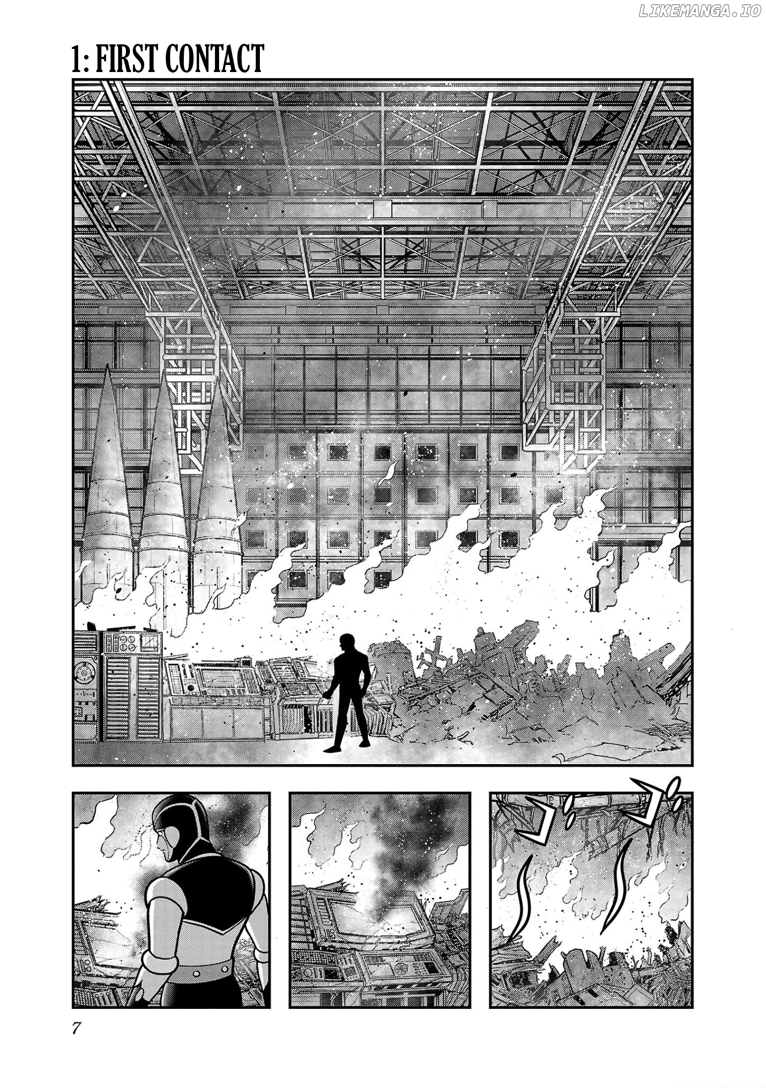 8-Man Vs Cyborg 009 chapter 1 - page 9