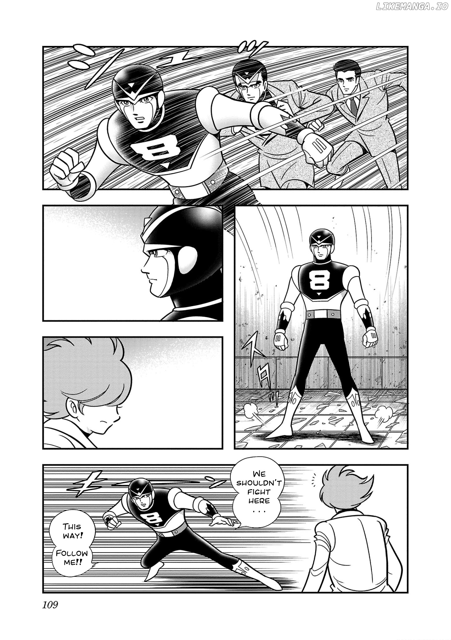 8-Man Vs Cyborg 009 chapter 3 - page 25