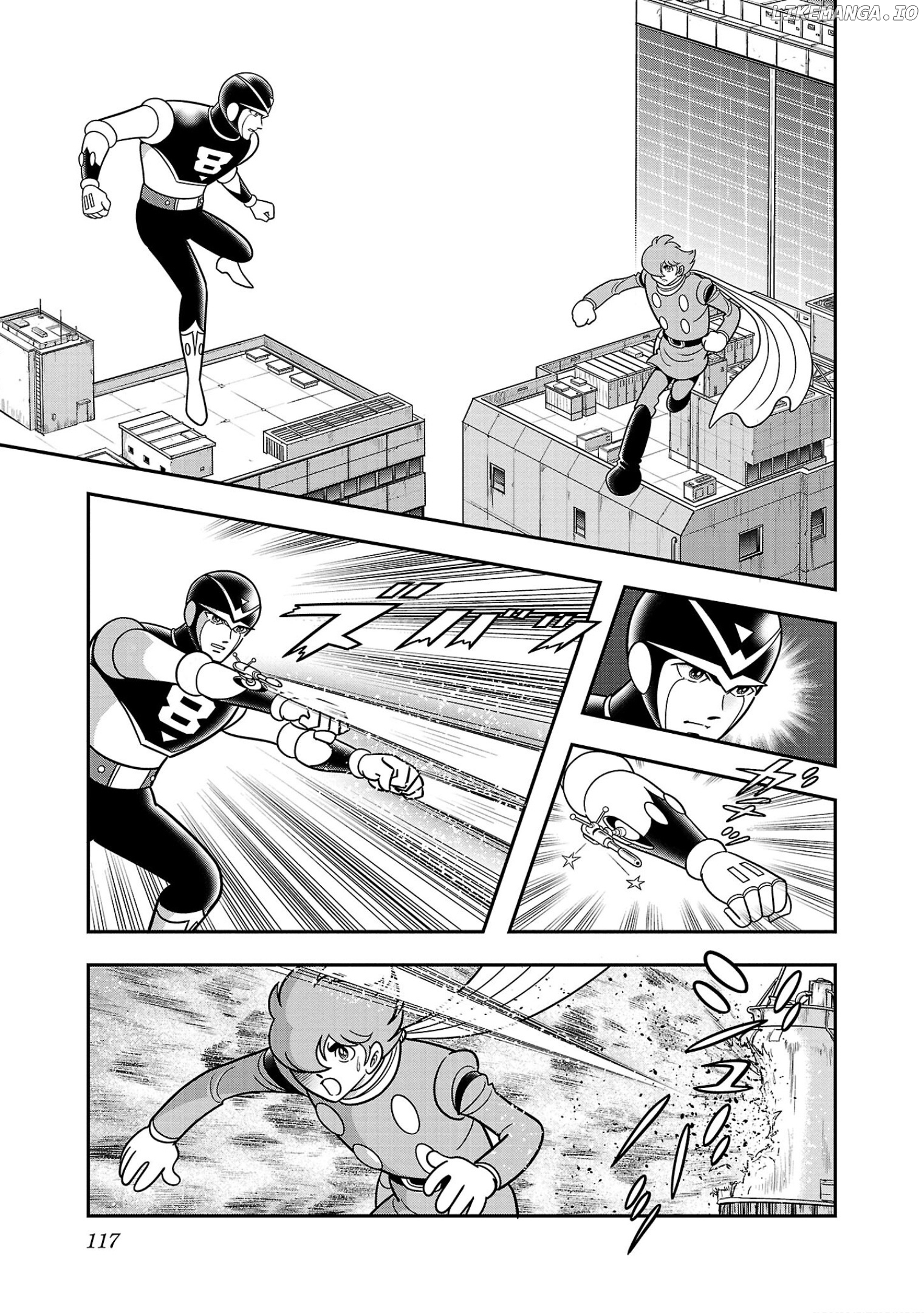 8-Man Vs Cyborg 009 chapter 3 - page 32