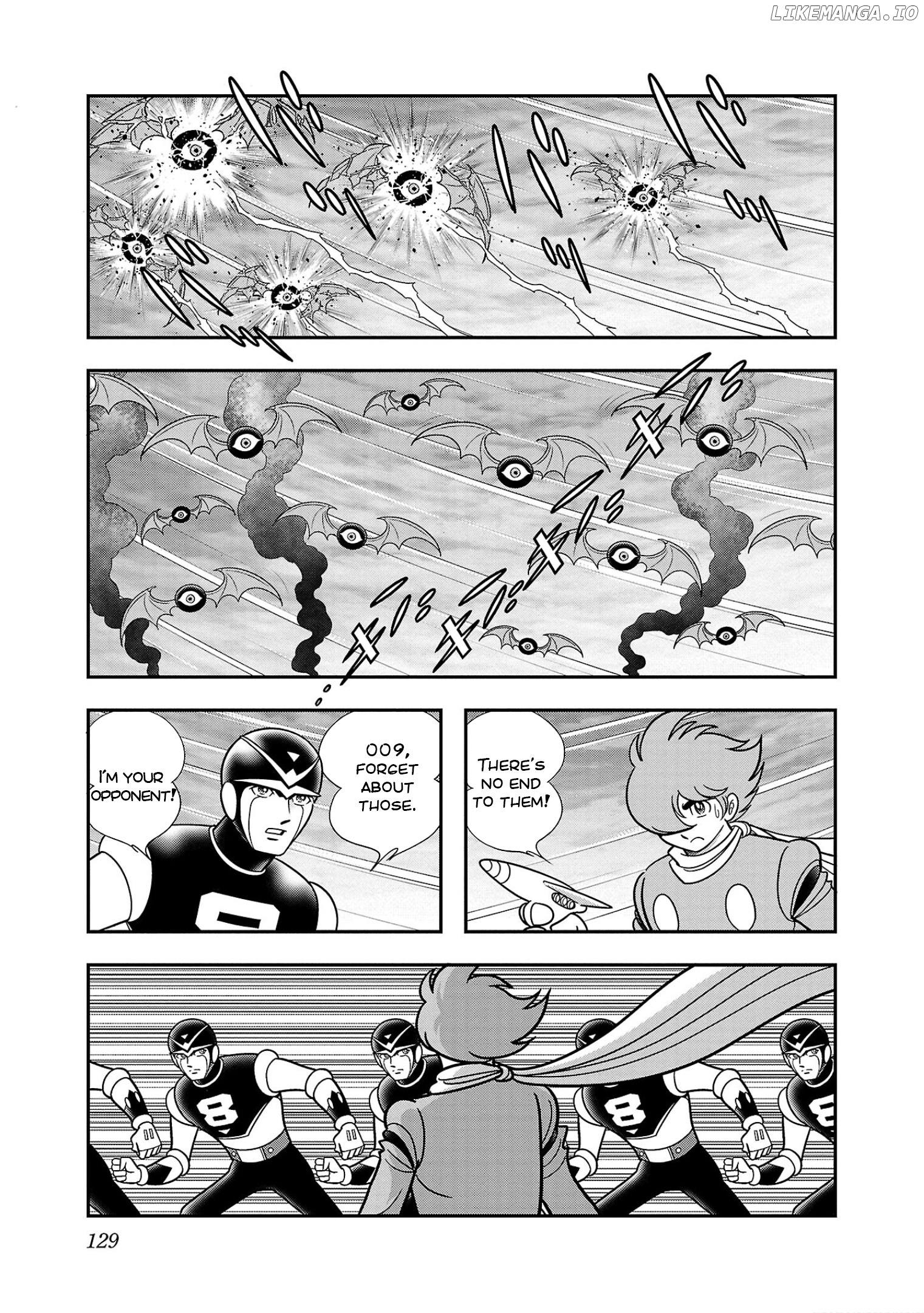 8-Man Vs Cyborg 009 chapter 4 - page 8