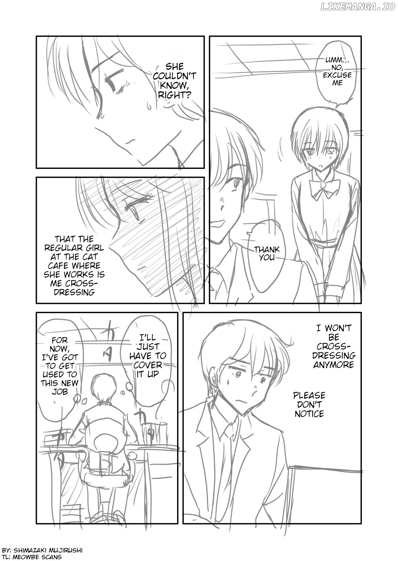 The Charismatic Cat Café Manager (Who Dresses As A Guy) And The Frequent Customer (Who Dresses As A) Lady chapter 2 - page 4