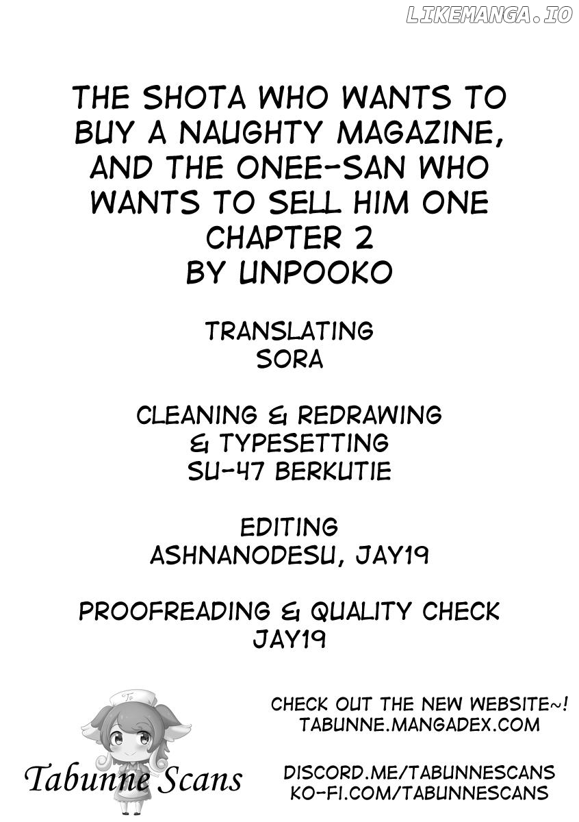 The shota who wants to buy a naughty magazine, and the onee-san who wants to sell him one chapter 2 - page 5