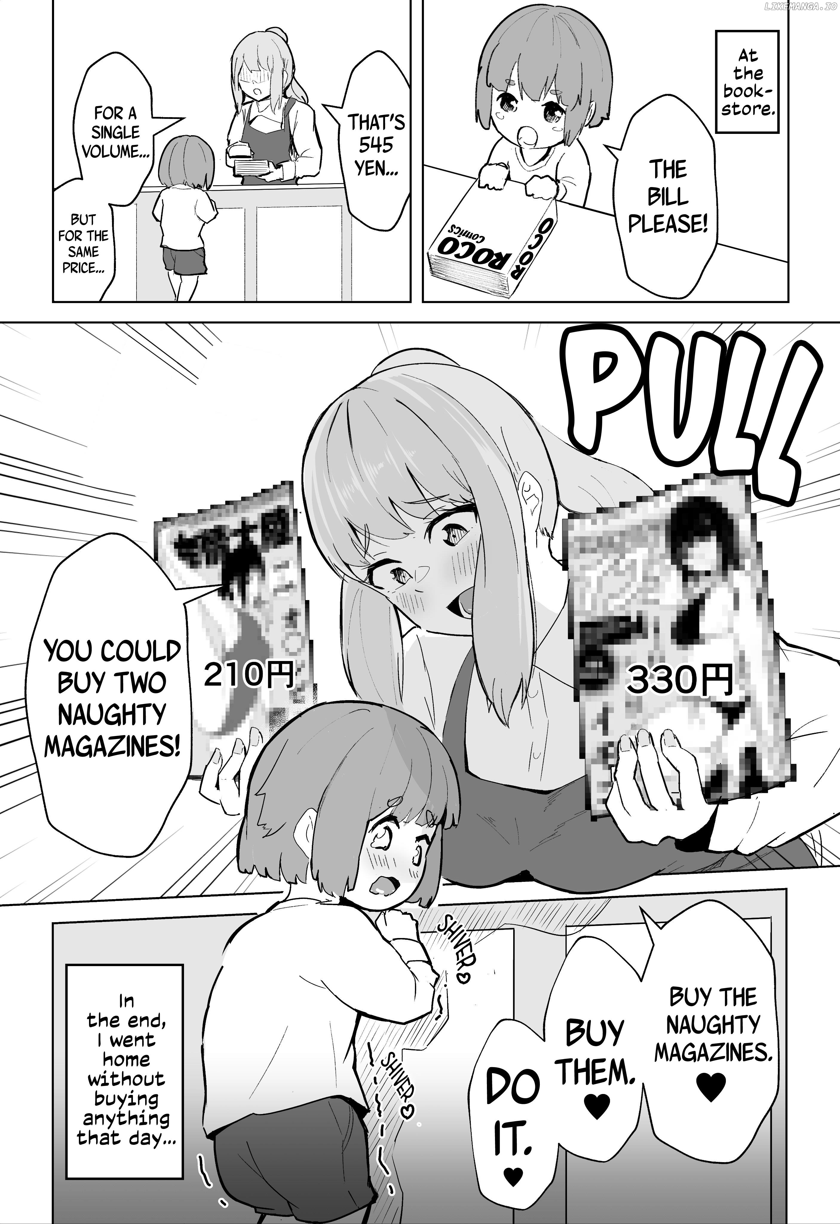 The shota who wants to buy a naughty magazine, and the onee-san who wants to sell him one chapter 7 - page 1